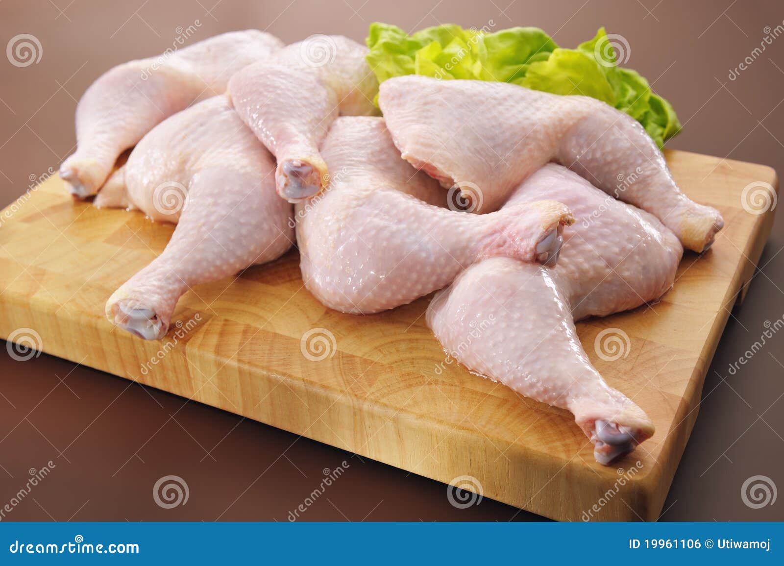 fresh raw chicken legs