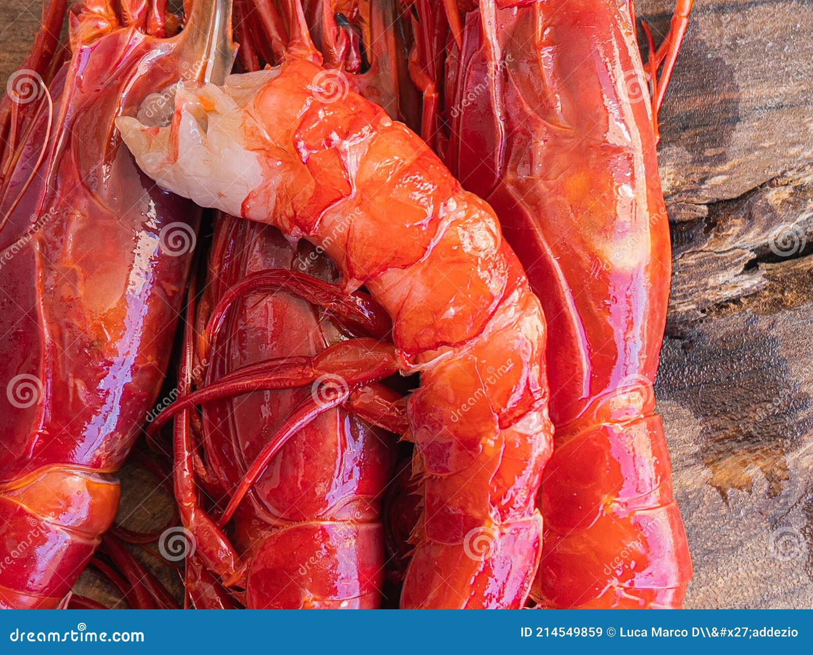 Indlejre Tæller insekter tidligere Fresh Raw Giant Red Carabineros Prawns Stock Image - Image of prawn, shrimps:  214549859