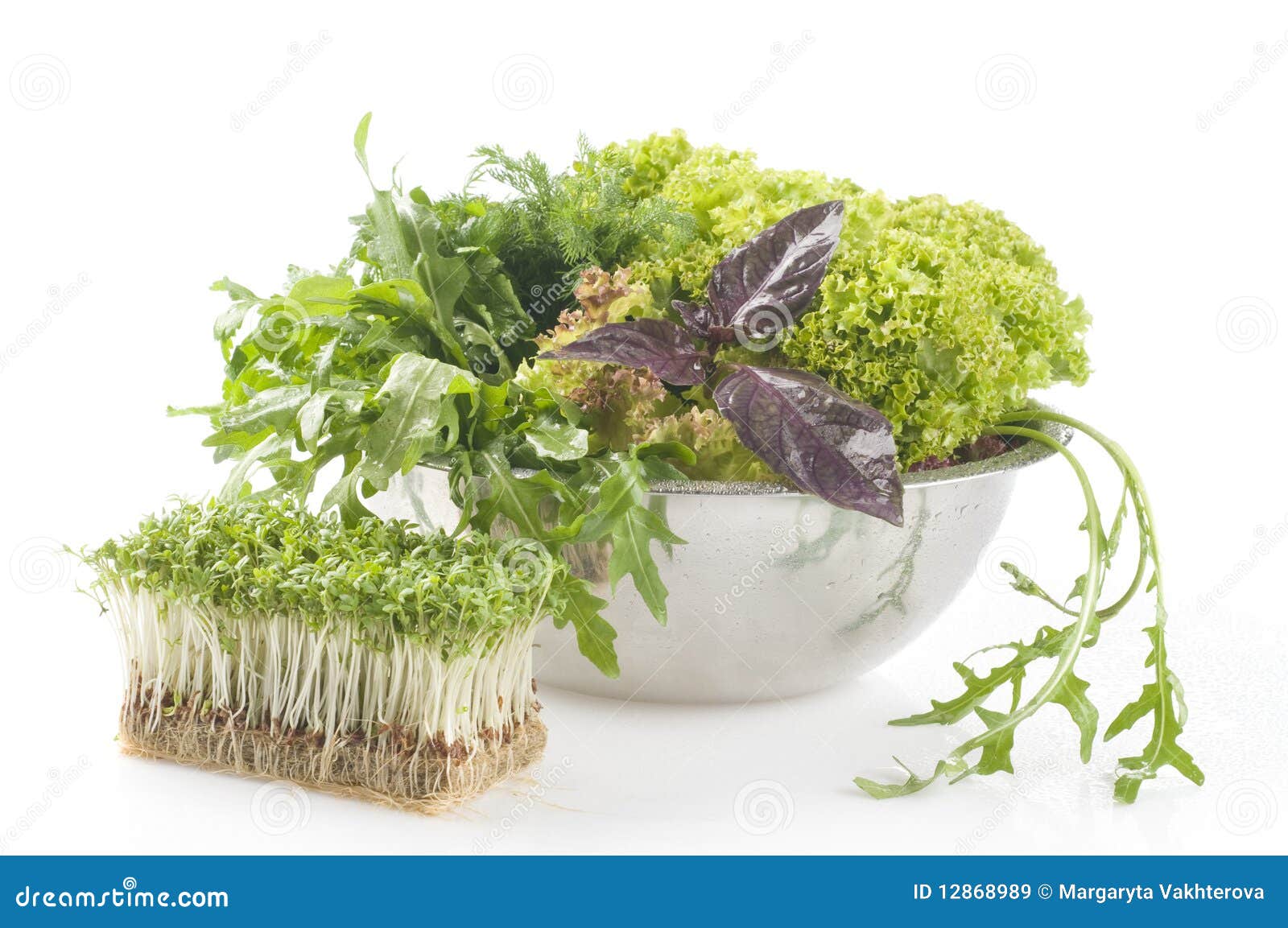 Fresh raw herbs stock image. Image of eating, close, herbal 12868989