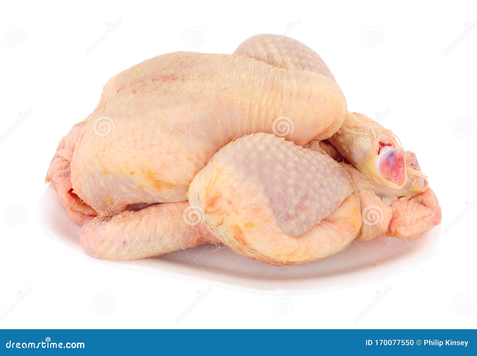 fresh raw poussin chicken