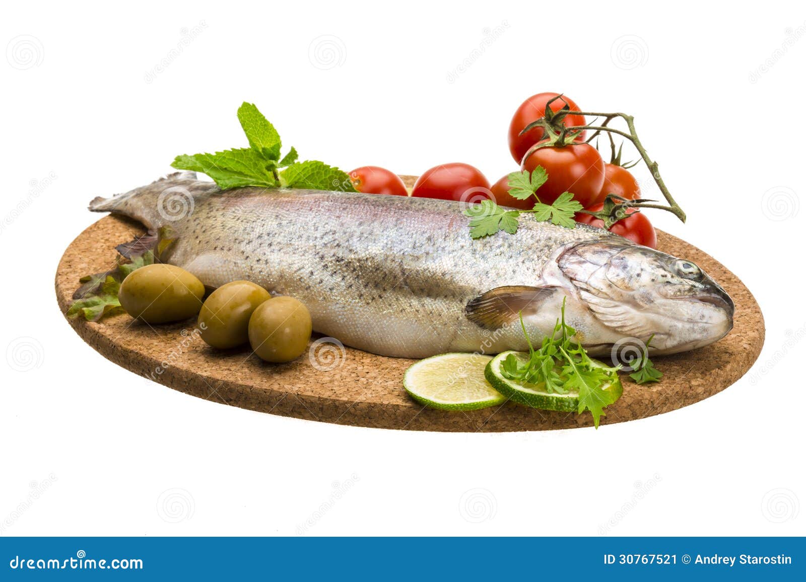 Fresh raw rainbow trout stock image. Image of meal, nature 30767521