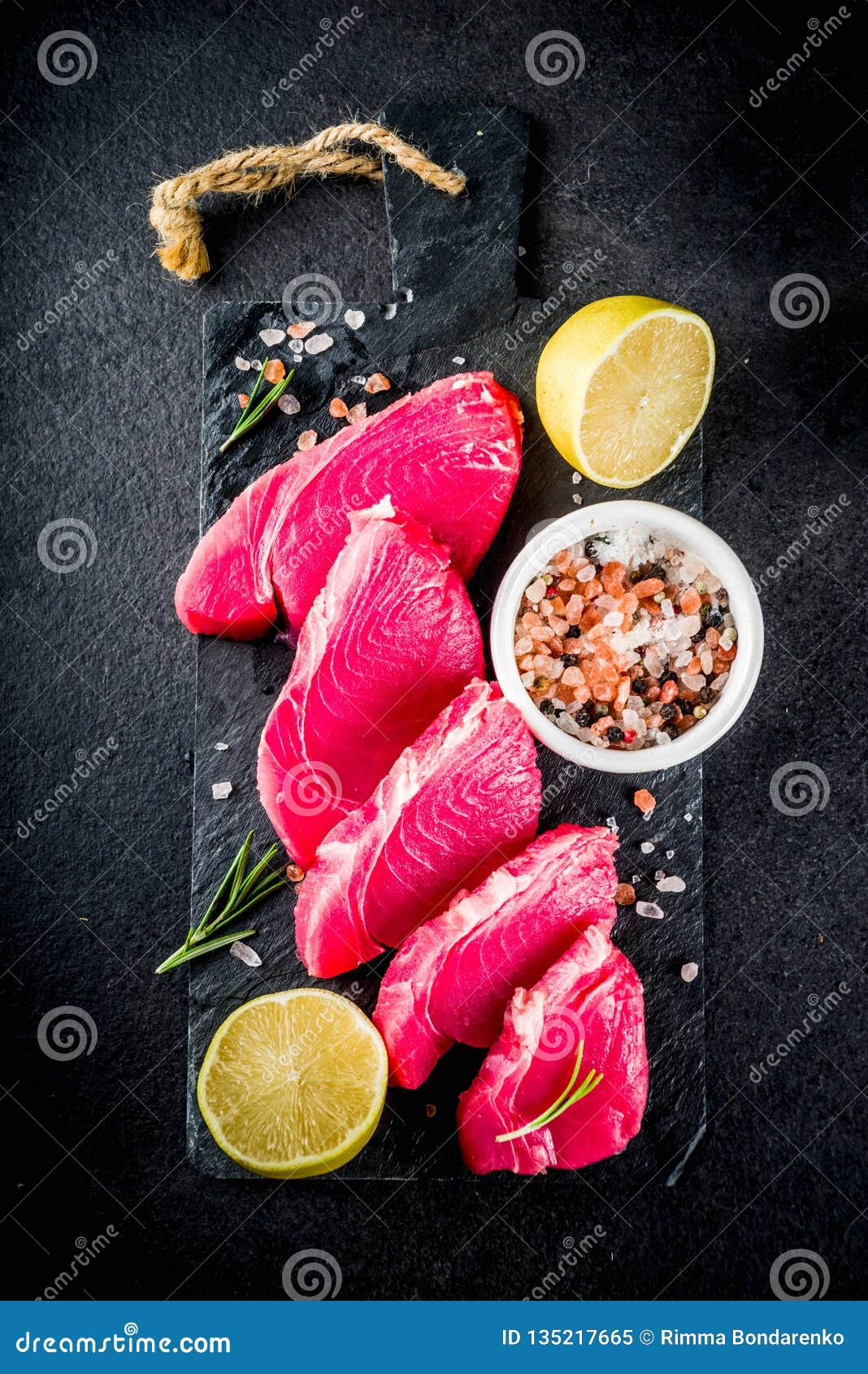 Fresh Raw Tuna Fish Stock Image Image Of Nutrition 135217665
