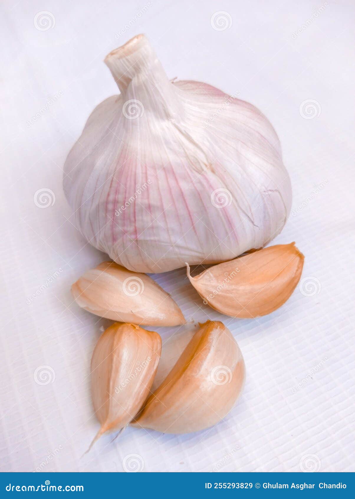 Fresh Raw Whole Garlic Bulb and Garlic Cloves Organic Lehsun Ajo Alho