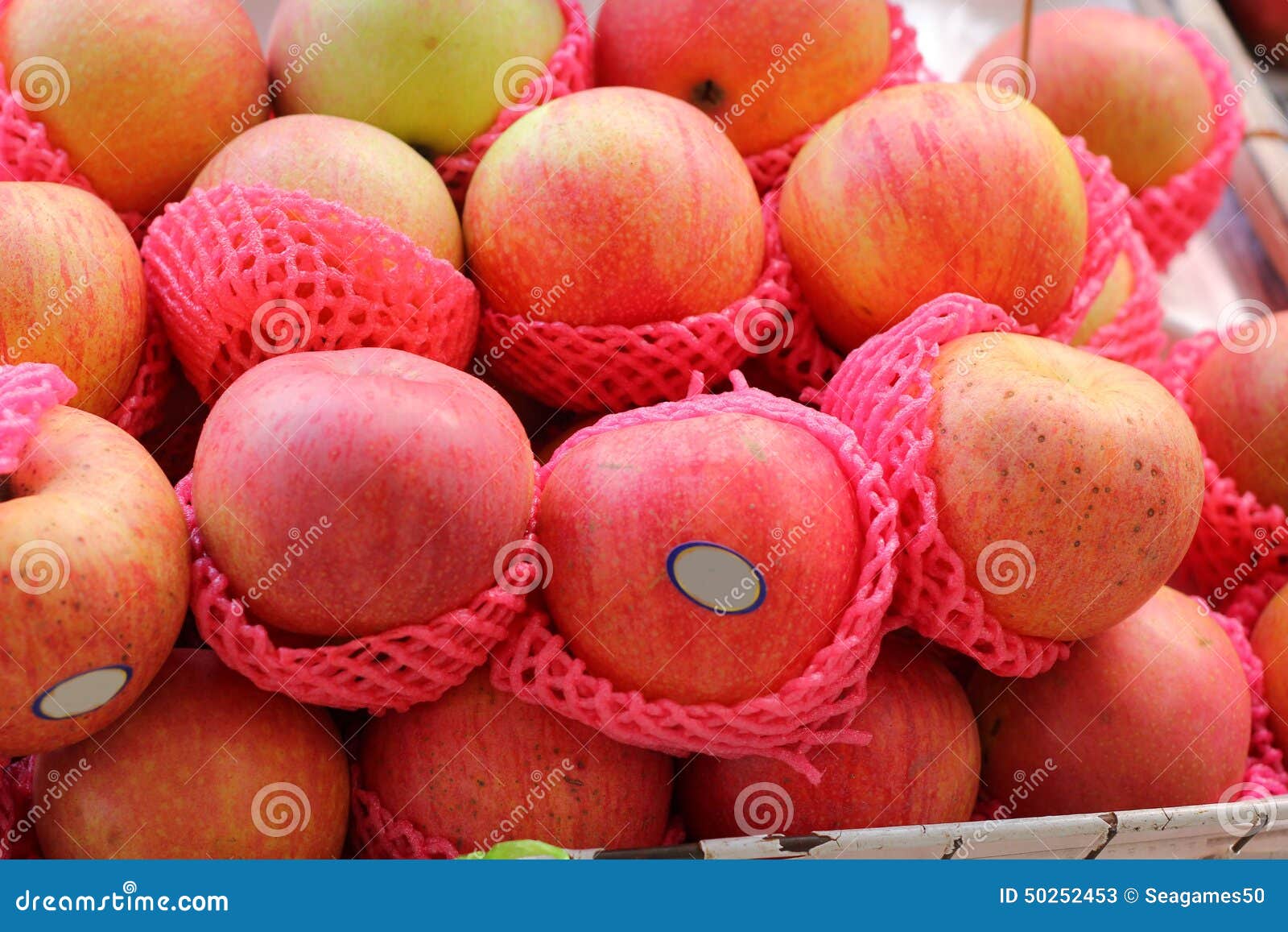 Fresh Red Apple at the Market Stock Image Image of health, organic