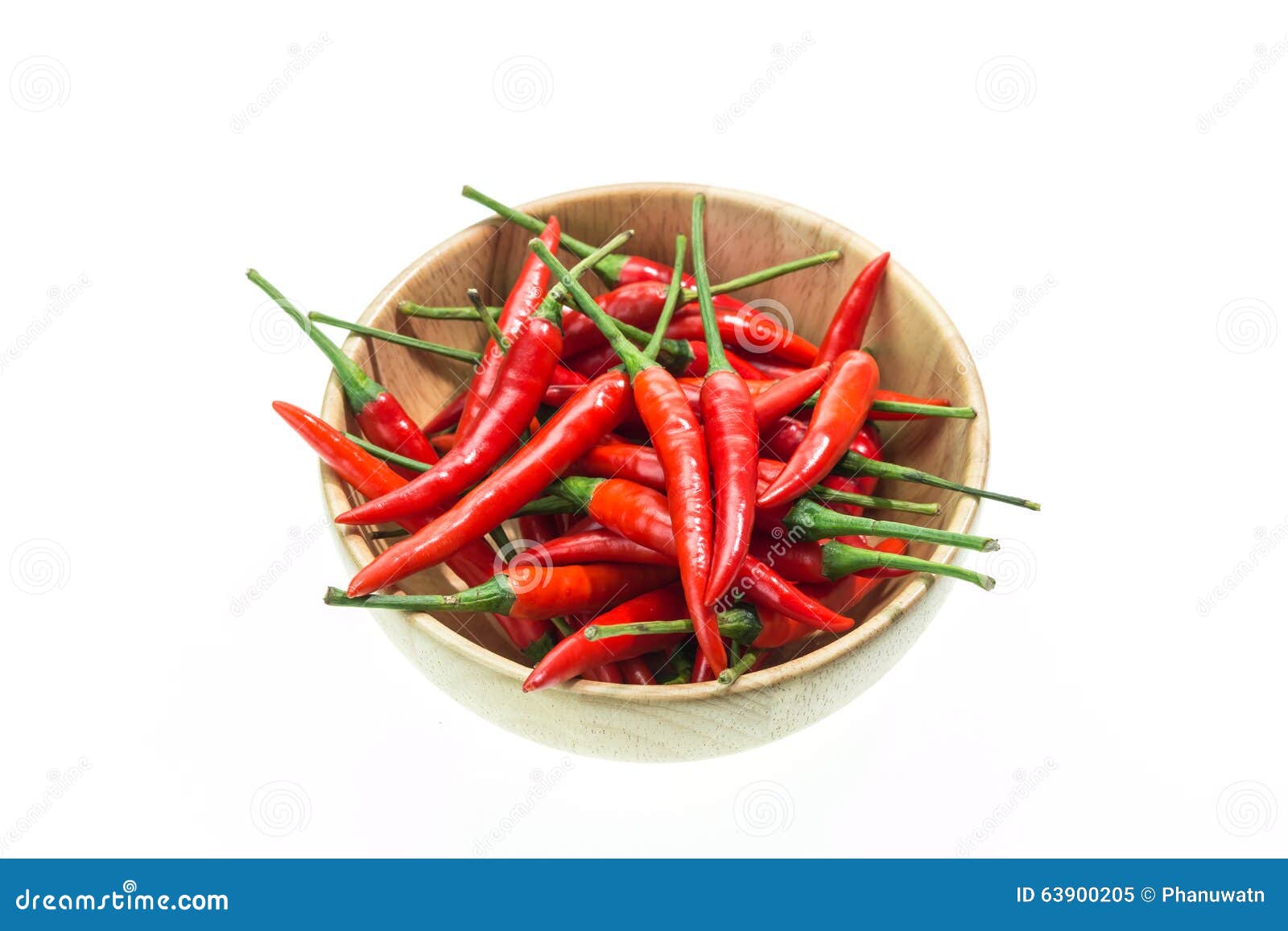 Fresh Red Thai Hot Chili Isolated on White Stock Image Image of fresh, healthy 63900205