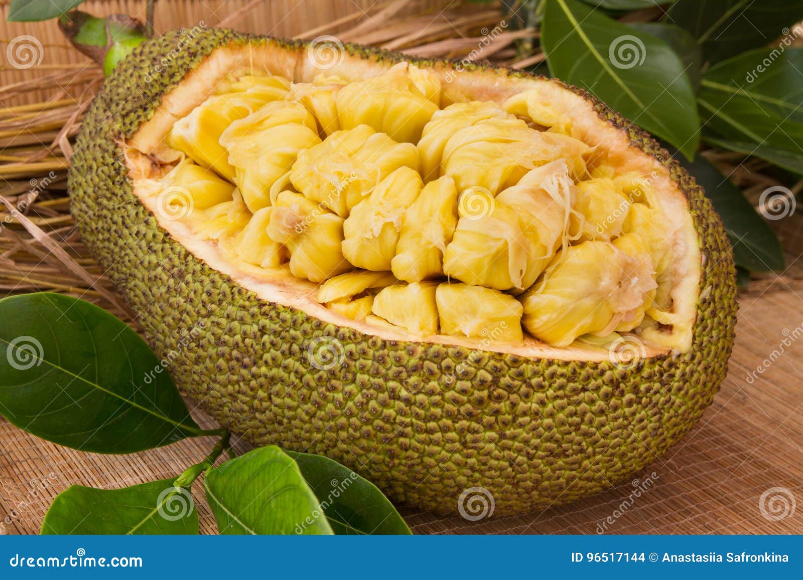 Fresh Ripe Jackfruit. Fresh Sweet Jackfruit Segment Ready for Eat Stock Photo Image of
