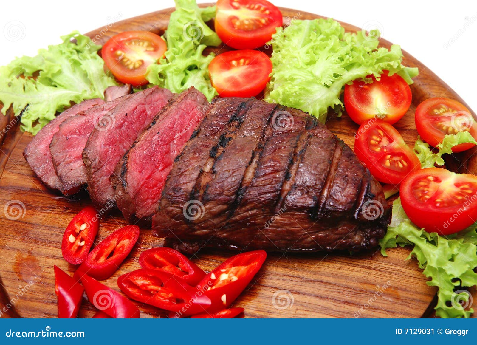 Fresh roast beef steak stock image. Image of american 7129031