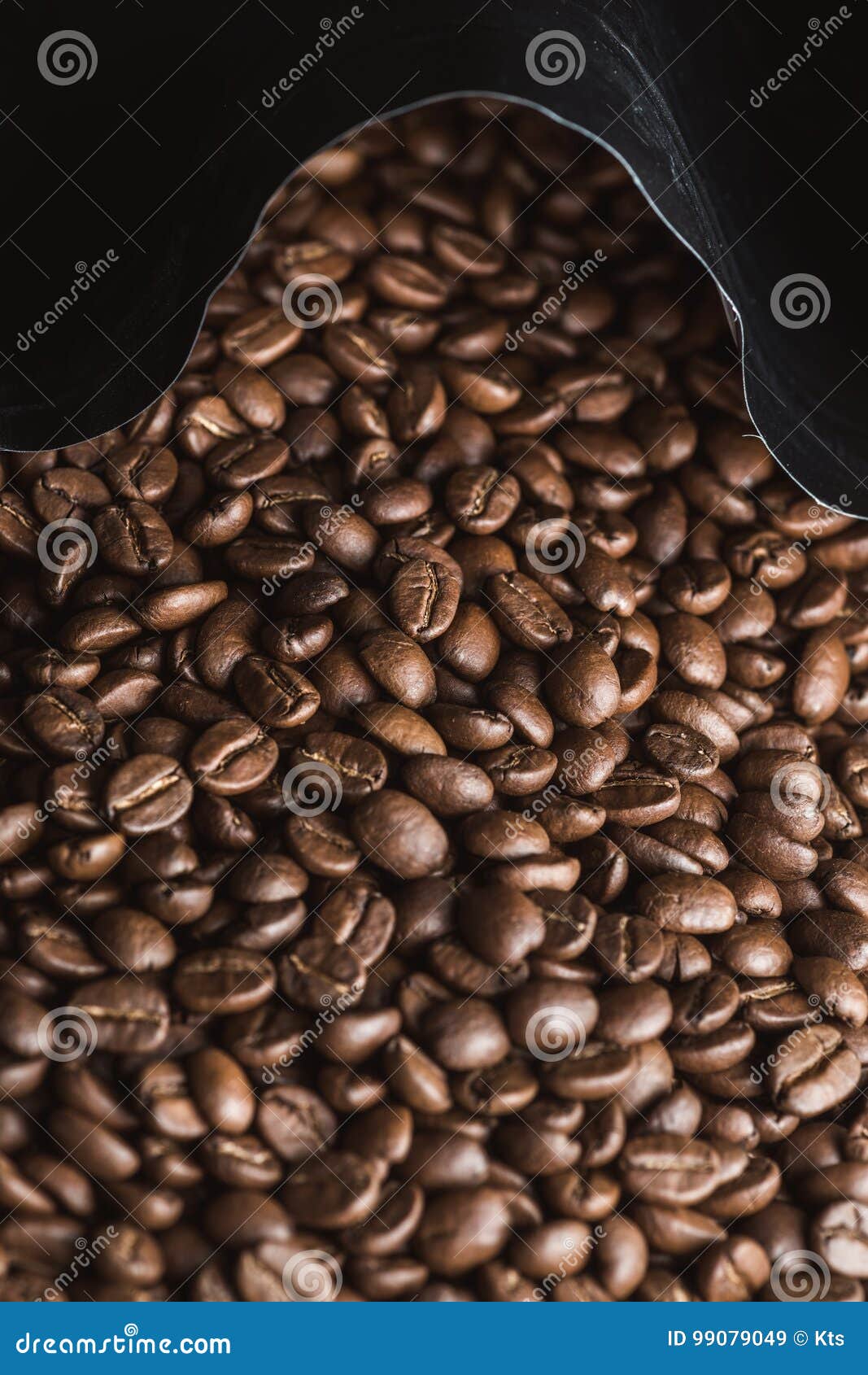 Roasted Coffee Beans stock image. Image of espresso, agricultural