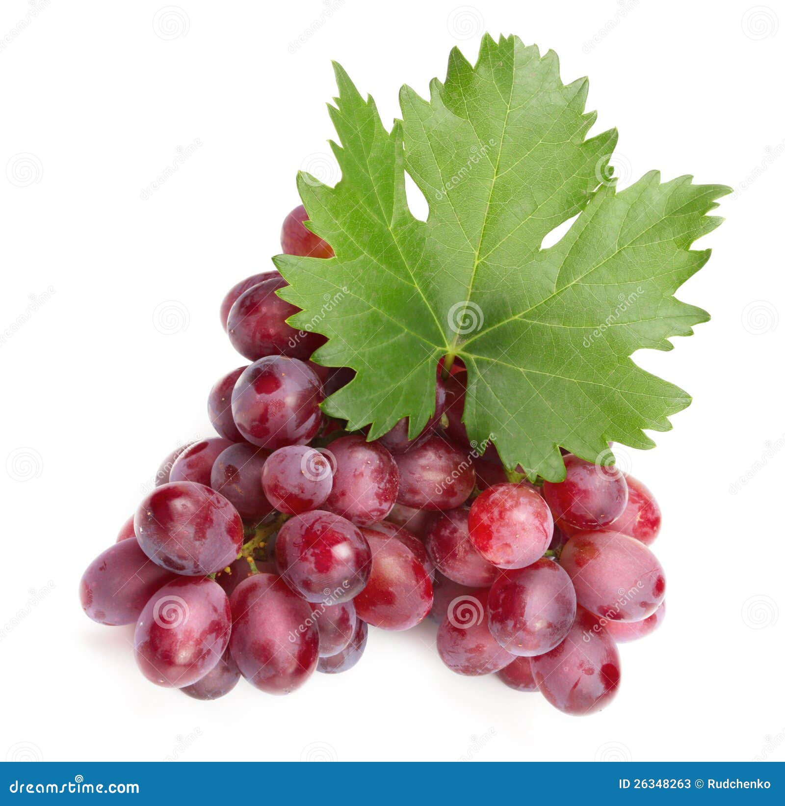 Fresh Rose Grapes With Leaf Stock Photos Image 26348263