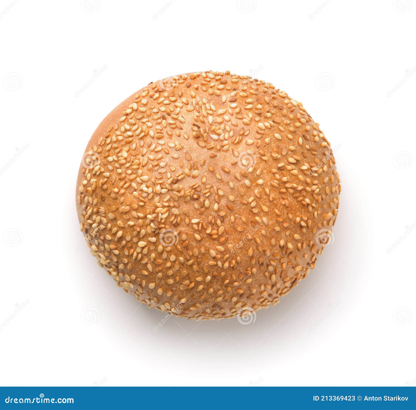 Fresh Round Sesame Seed Burger Bun Stock Image Image of full, healthy