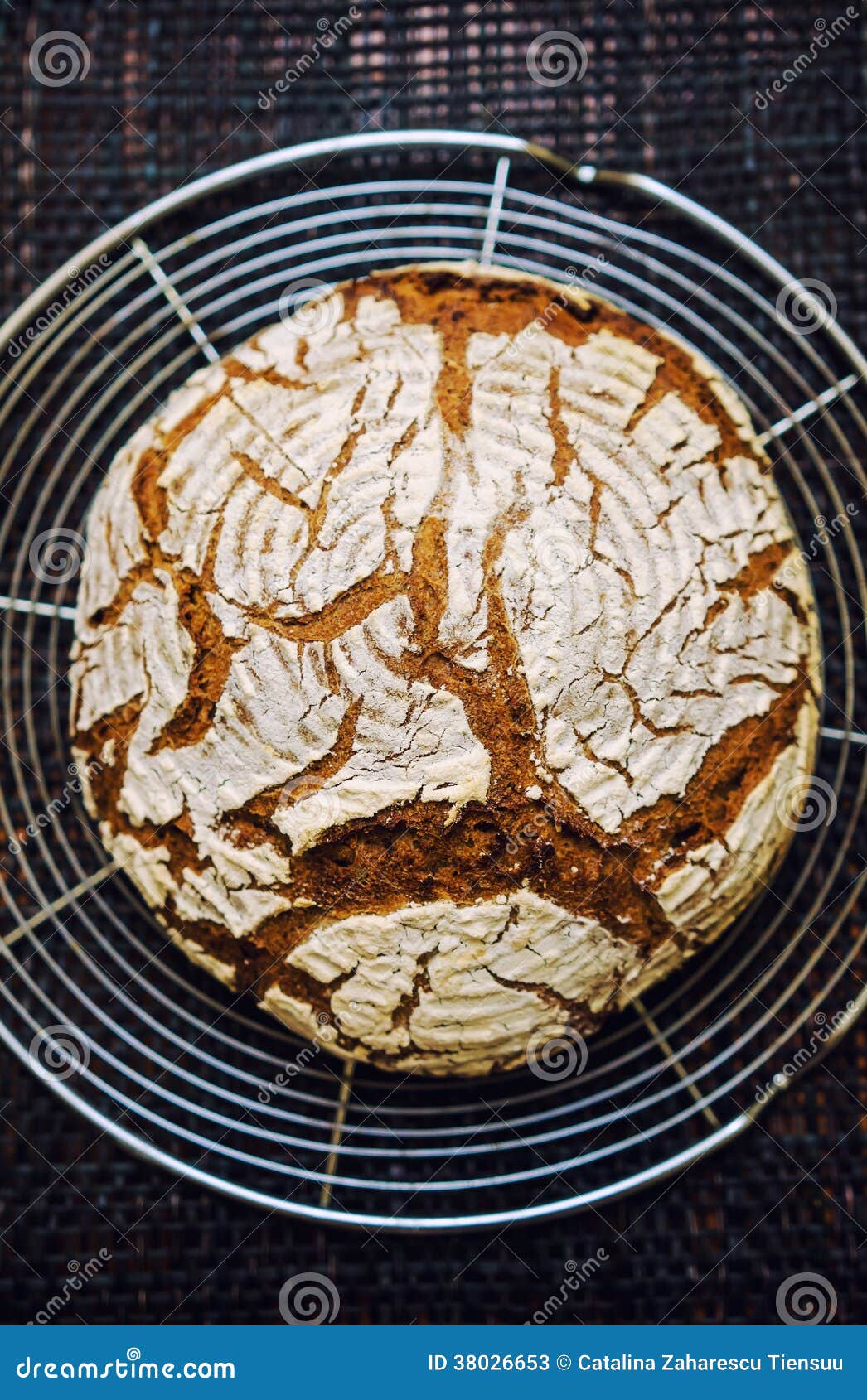 Fresh rye flour bread stock image. Image of fresh, rise 38026653