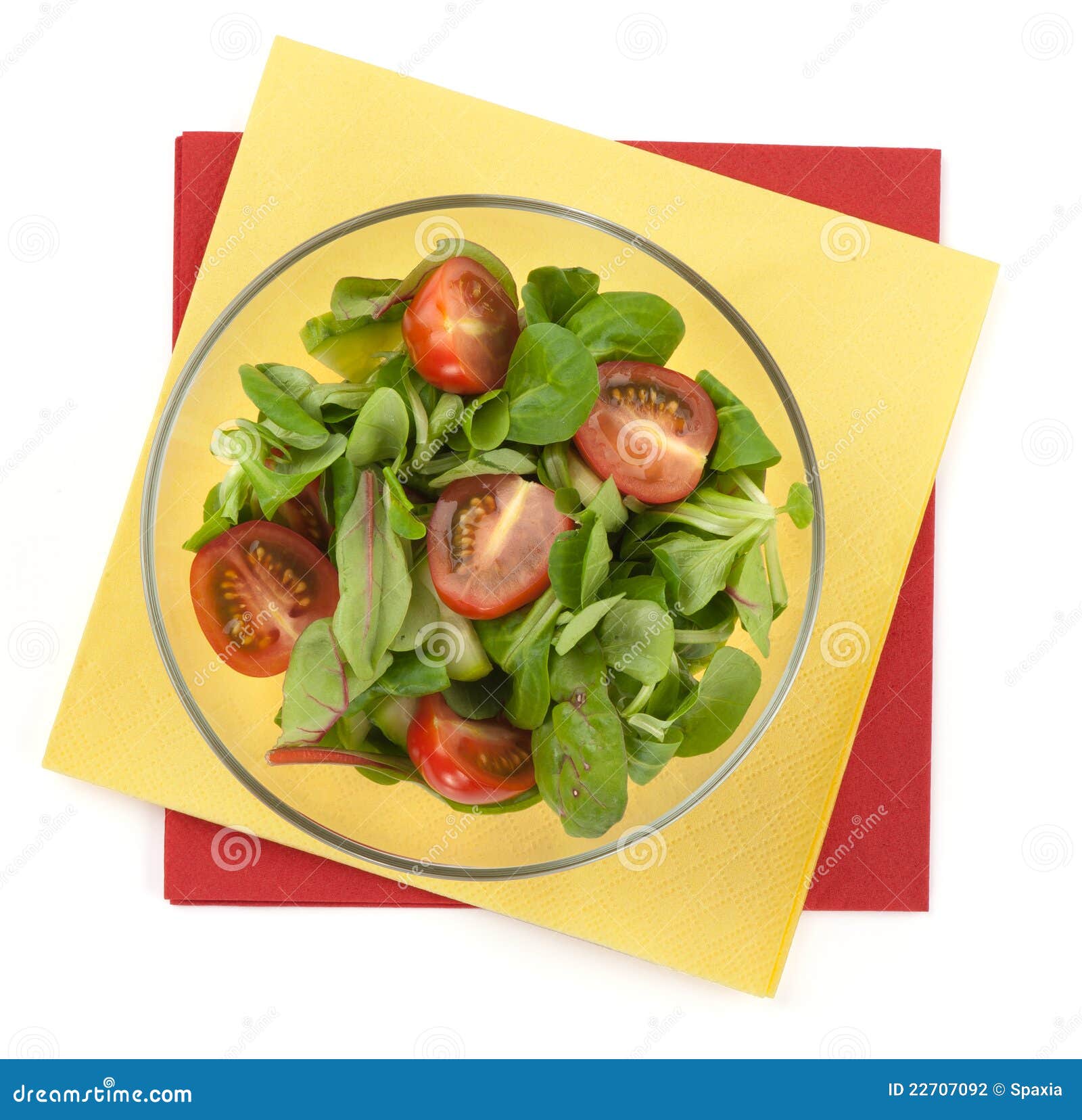 Fresh salad bowl stock photo. Image of delicious, salad 22707092