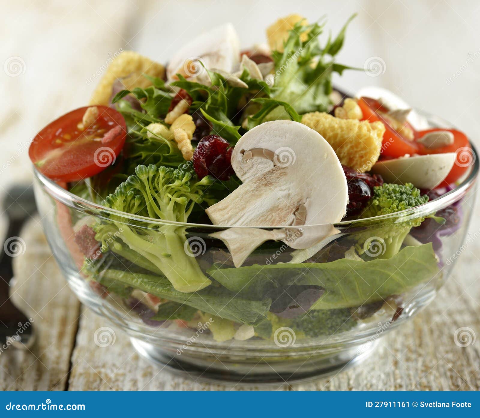 Fresh Salad Bowl stock image. Image of bowl, fresh, vegetarian 27911161