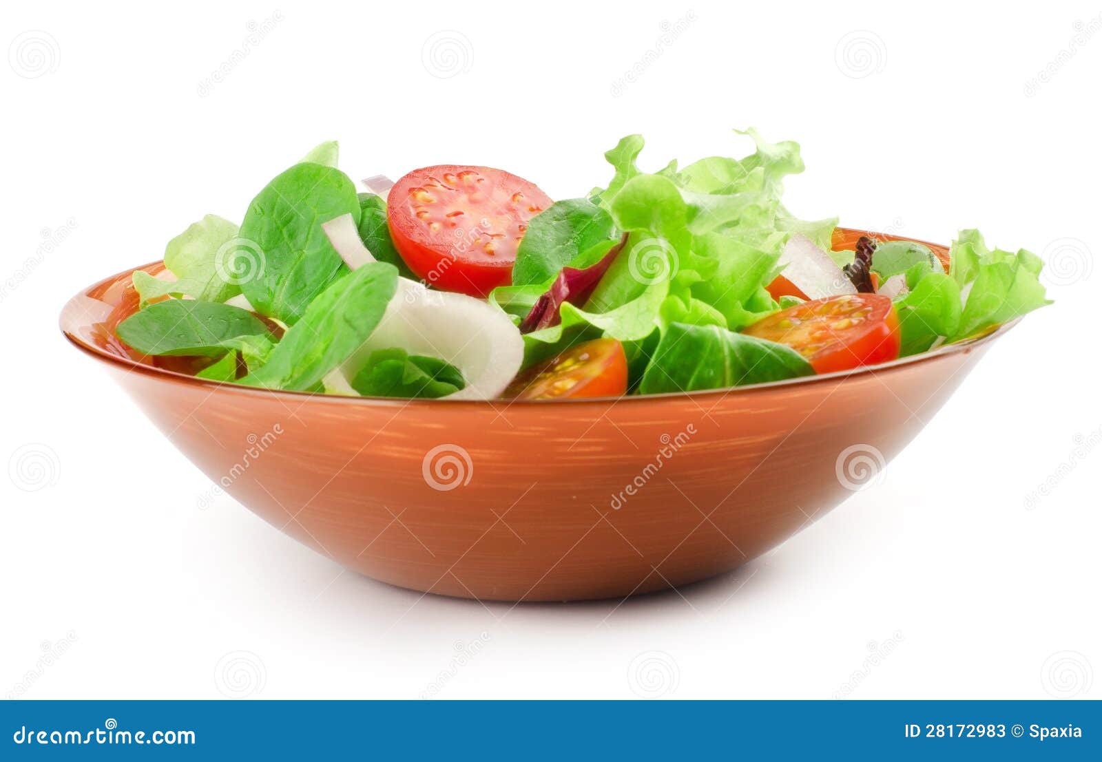 Fresh salad bowl stock image. Image of studio, lettuce 28172983