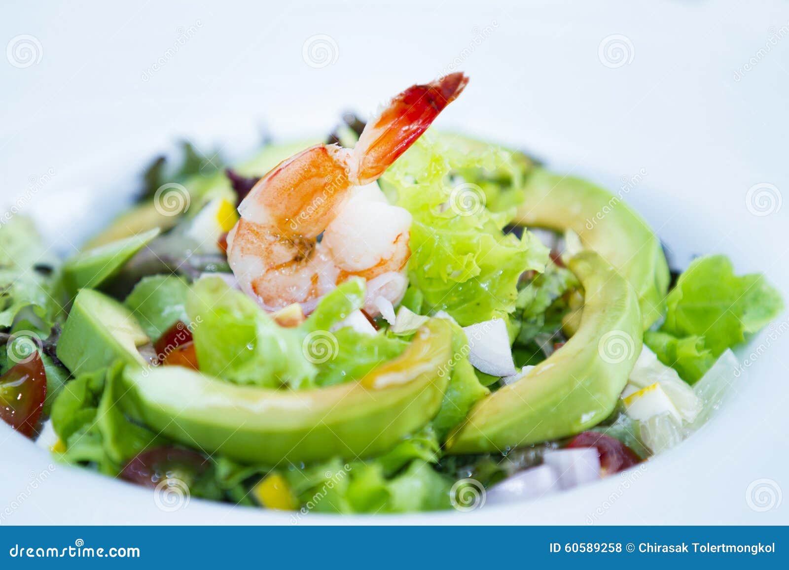 Fresh salad with mango stock photo. Image of food, delicious 60589258