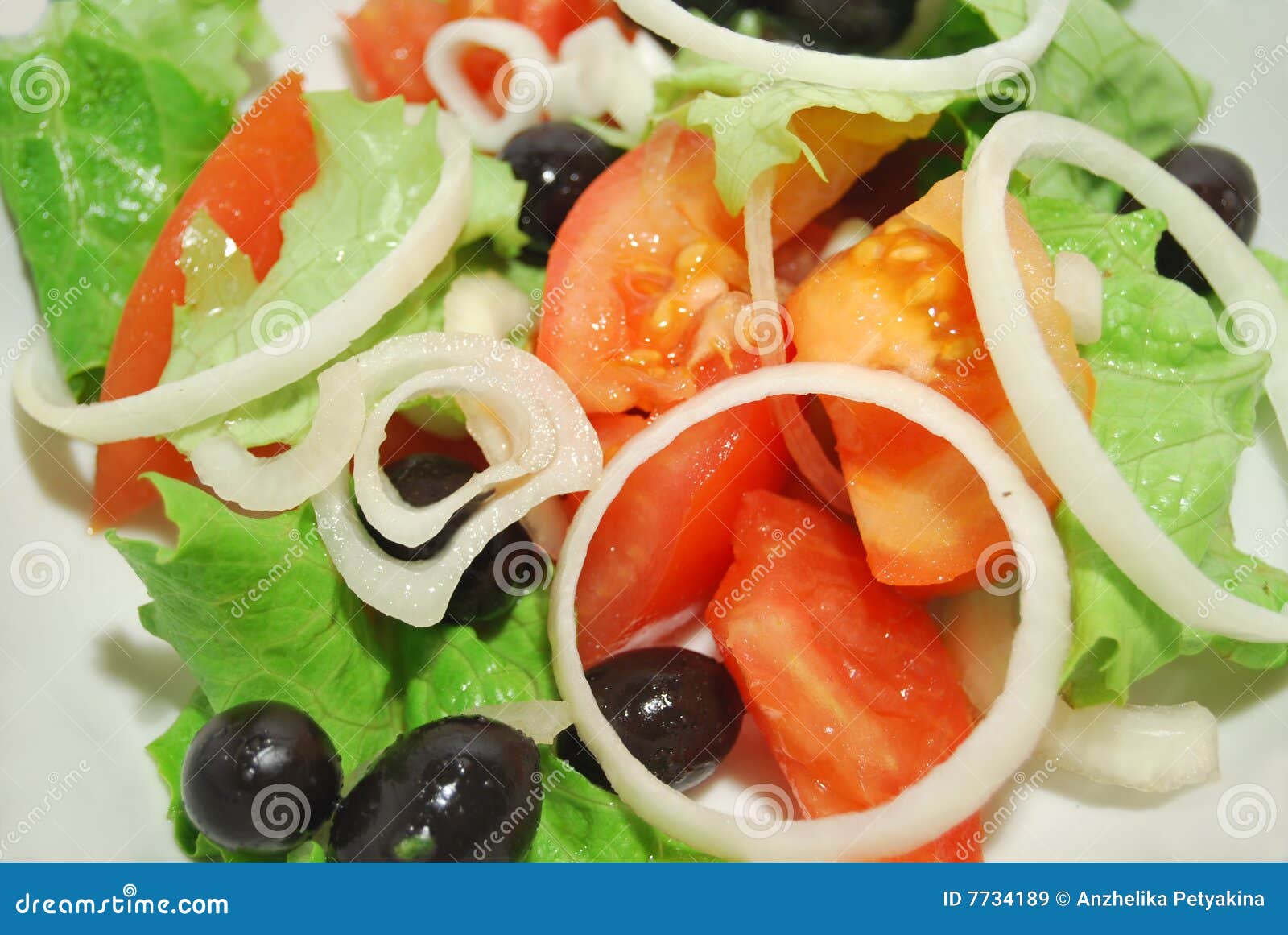 Fresh salad mix stock image. Image of salad, dinner, natural 7734189