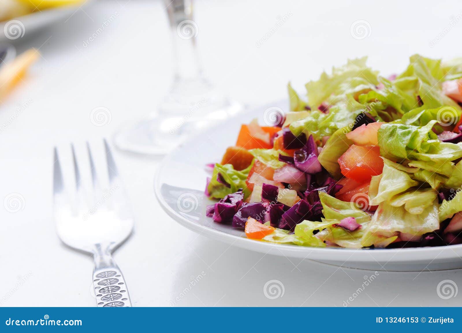 Fresh salad prepared stock image. Image of fresh, appetizer 13246153