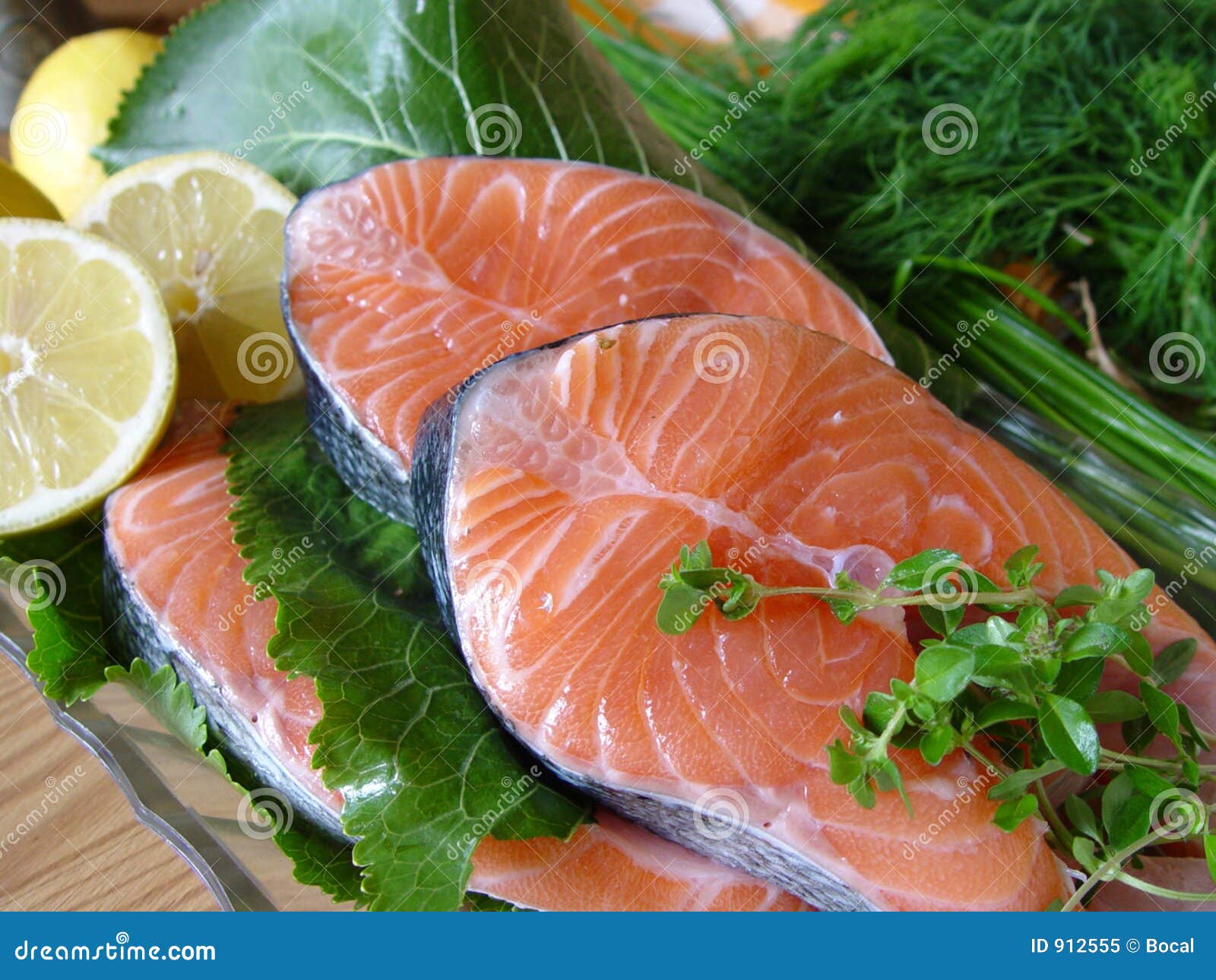 Fresh salmon stock image. Image of ingredients, pepper 912555