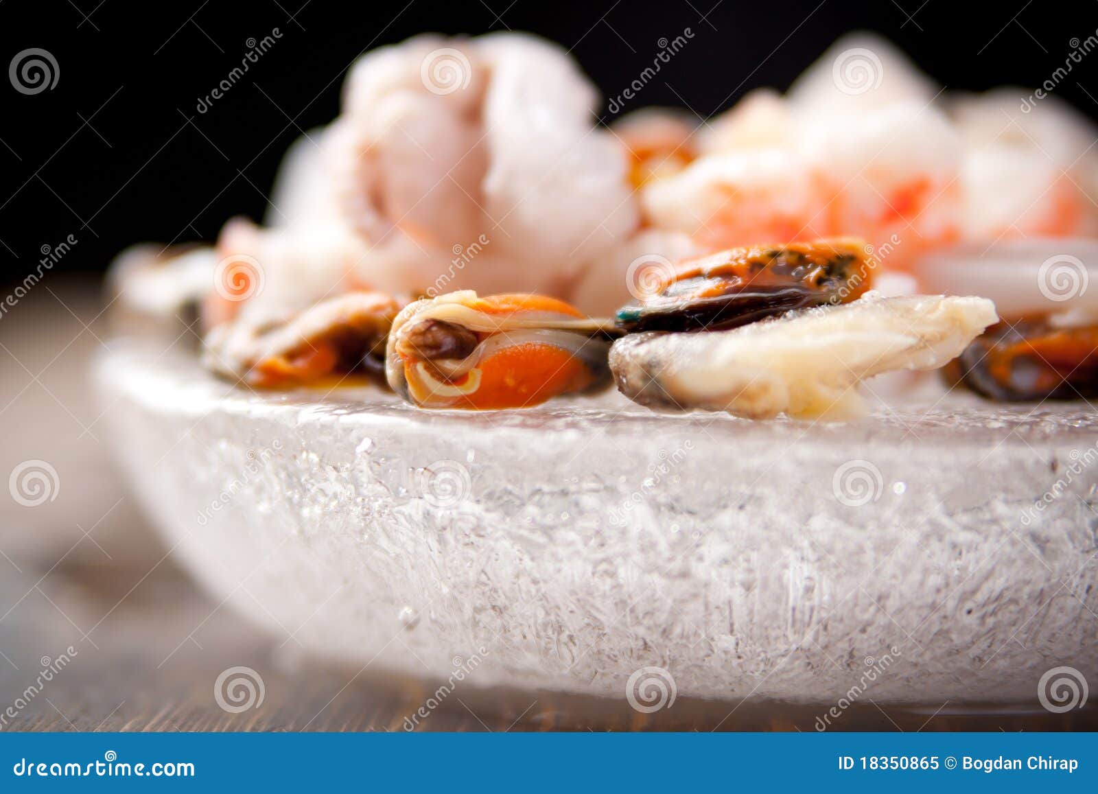 Fresh seafood ingredients stock image. Image of background 18350865