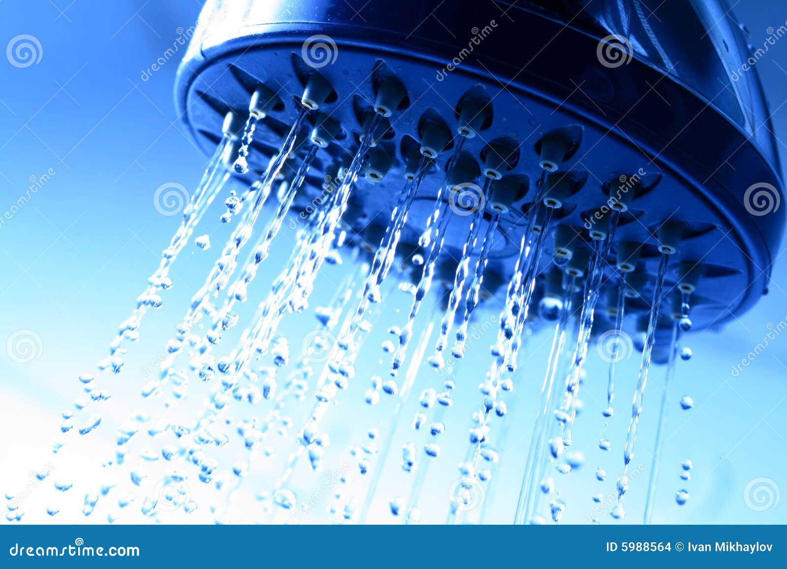 Fresh shower stock photo. Image of hygienic, home, modern 5988564