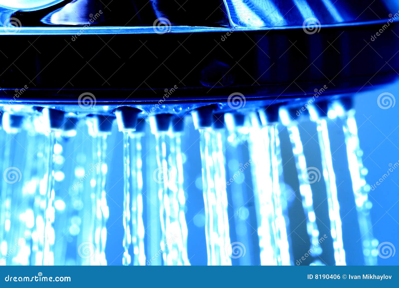 Fresh shower stock photo. Image of bathroom, drain, drops 8190406