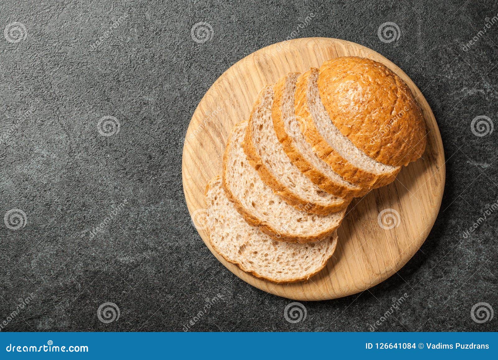 Fresh Sliced Bread On Wooden Cutting Board Stock Photo Image Of Fresh Sliced Bread On Wooden Cutting Board Stock Photo Image Of