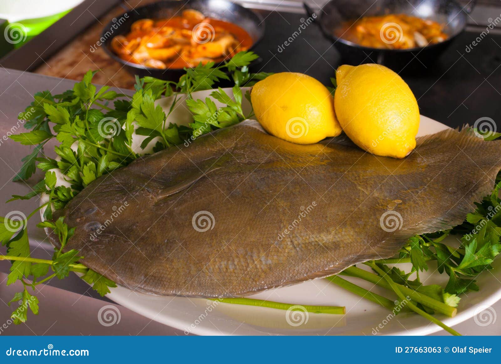 Fresh sole stock image. Image of seafood, preparing, plate 27663063