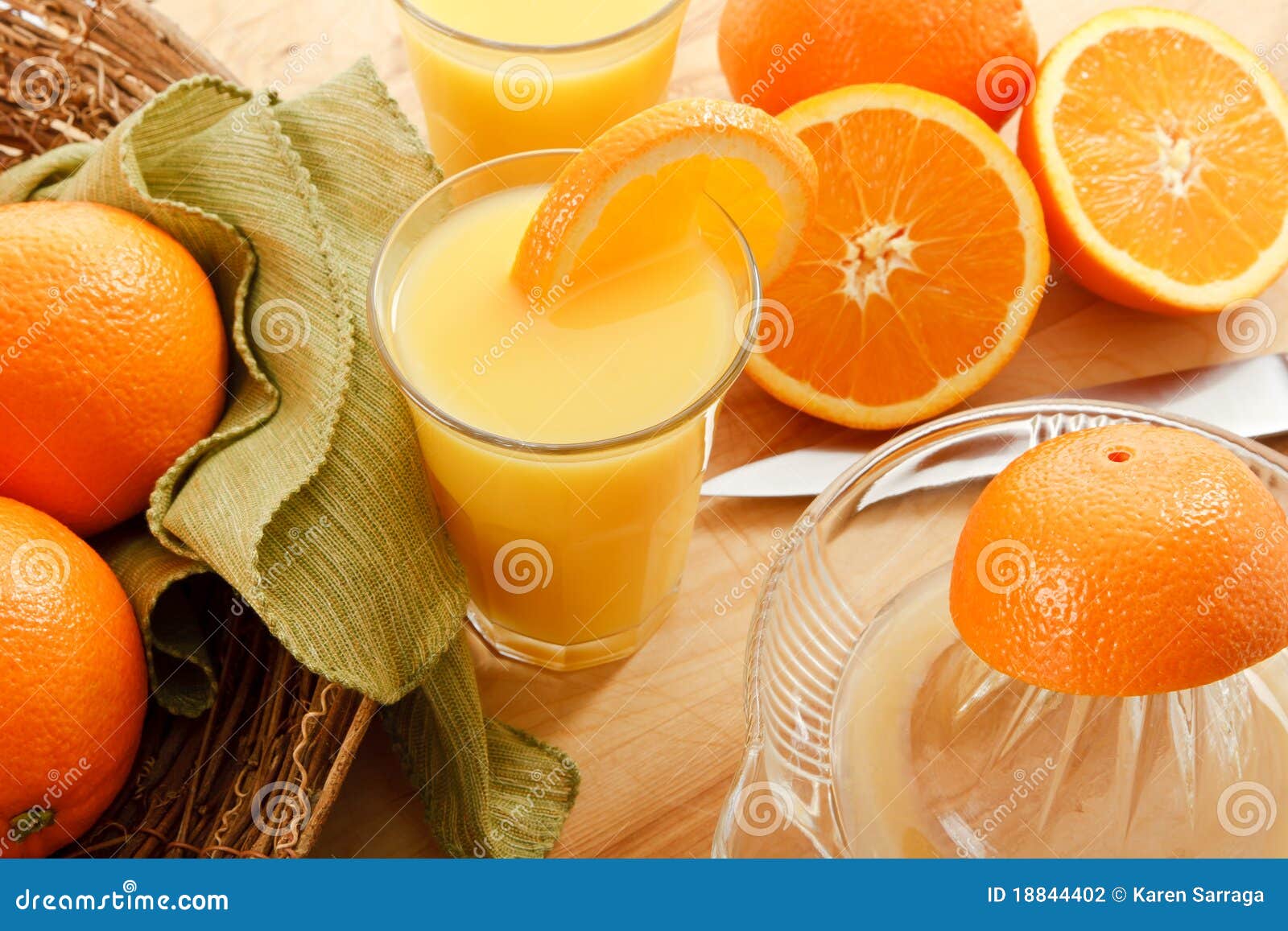 Fresh Squeezed Orange Juice Stock Photo Image of squeezed, glass