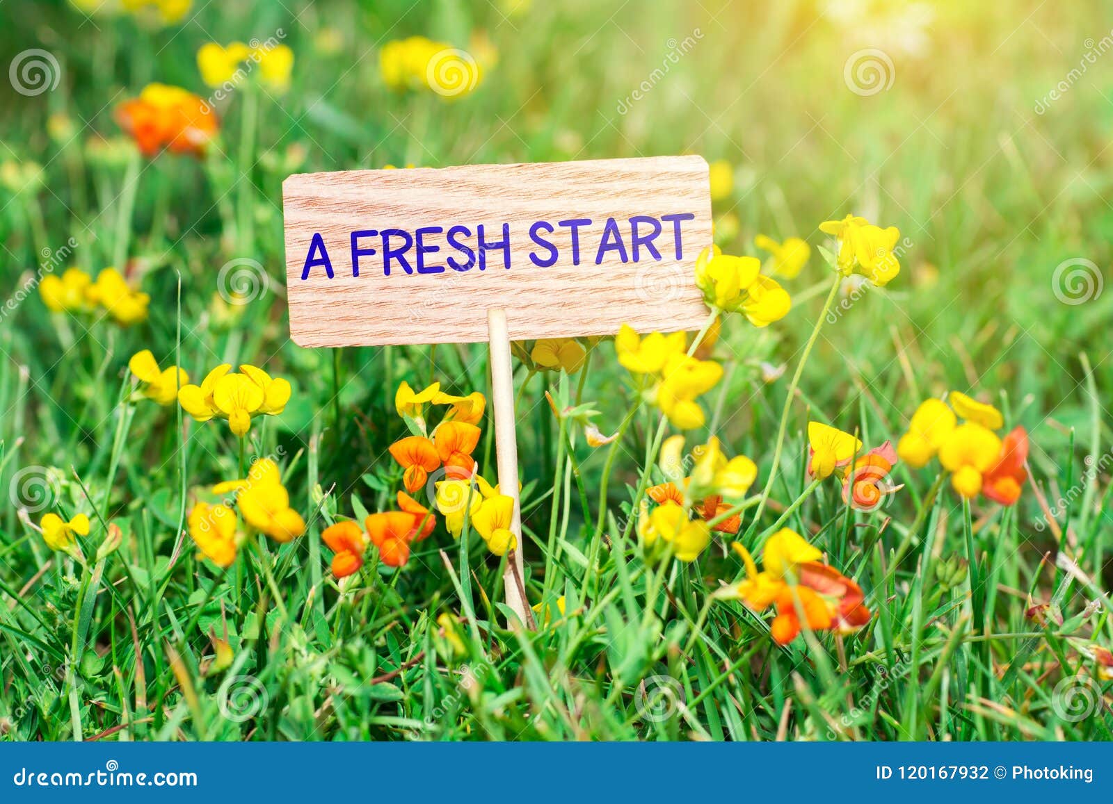 a fresh start signboard