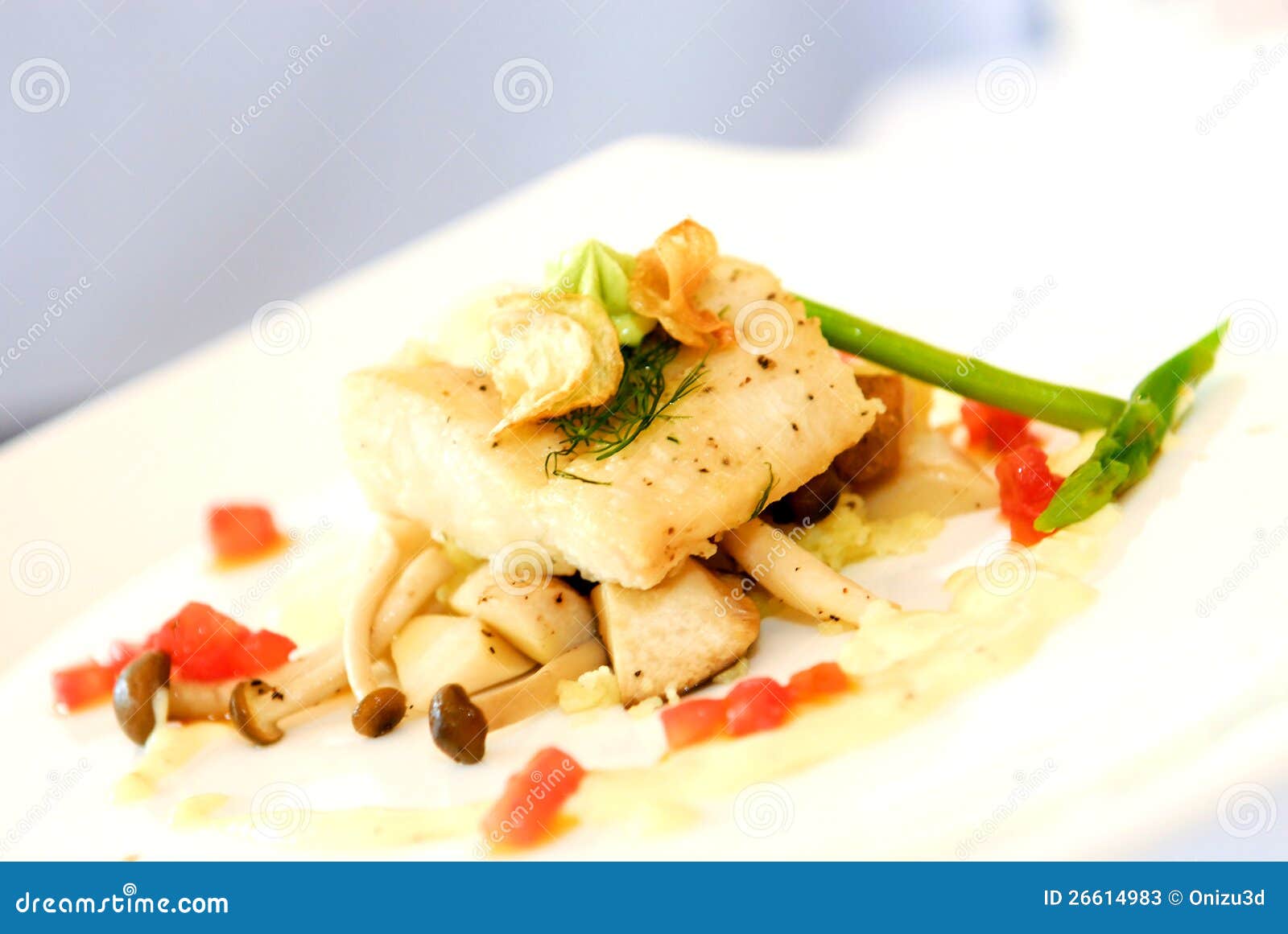 Fresh steam fish stock image. Image of grill, health 26614983