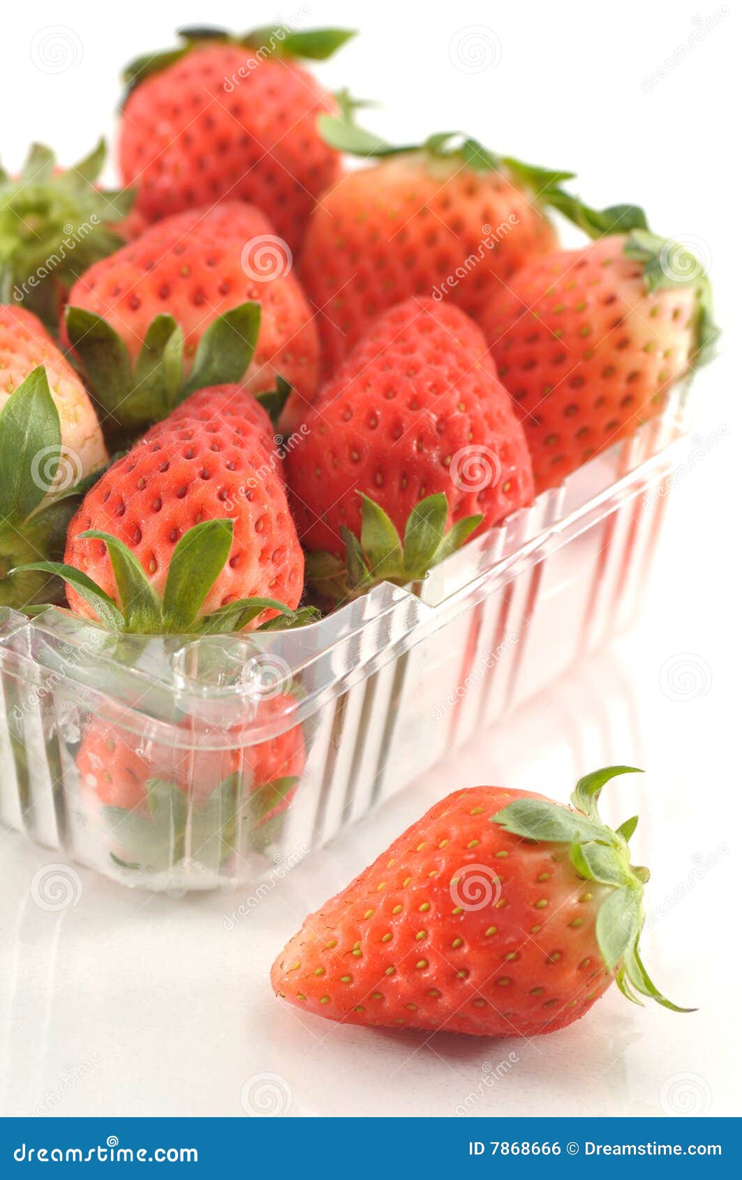 Fresh Strawberries in Original Packaging Stock Photo - Image of fresh