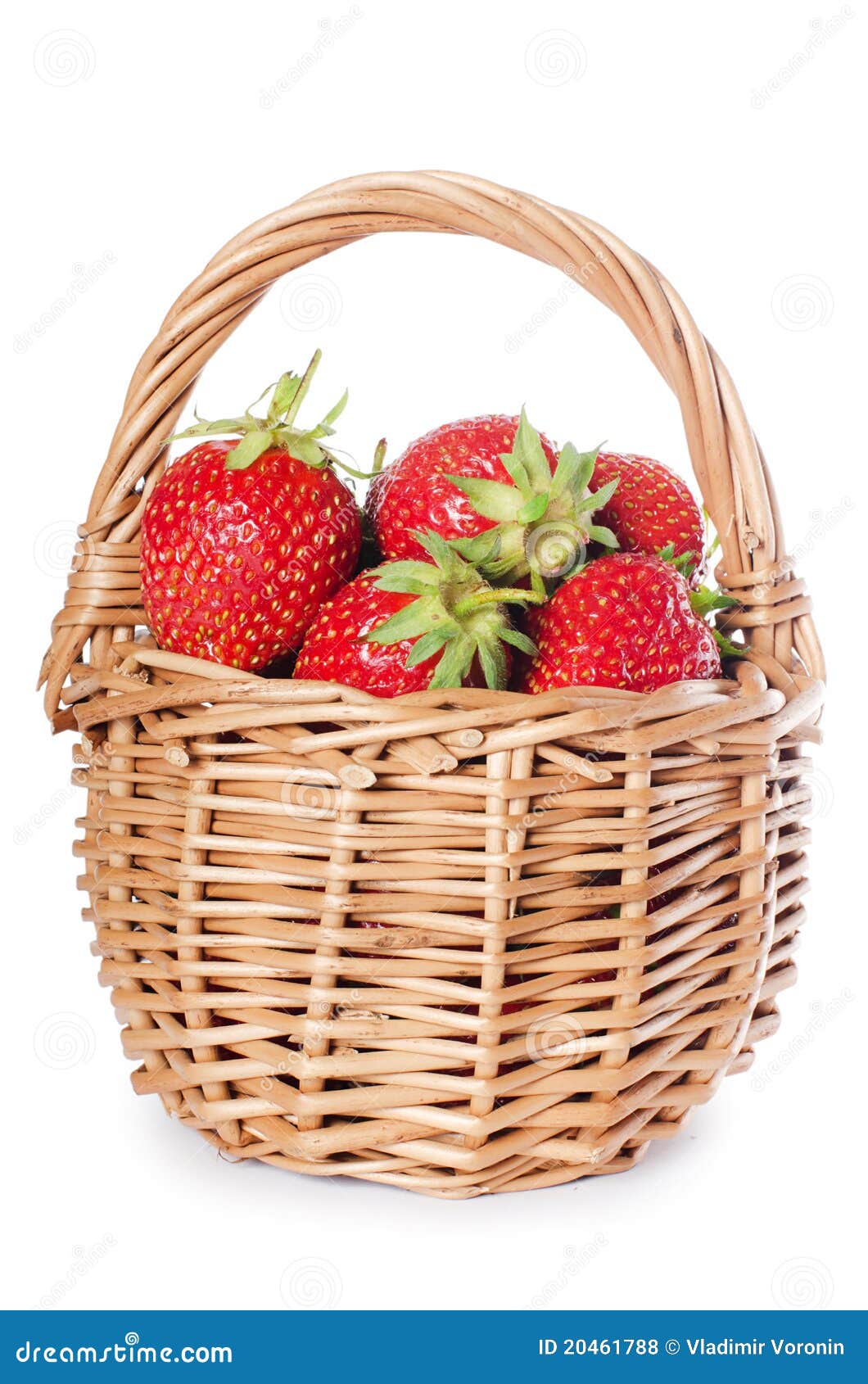 Fresh strawberry on basket stock photo. Image of delicious 20461788