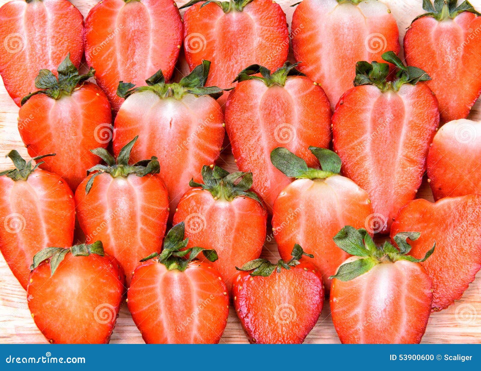 Fresh strawberry slices stock photo. Image of food, vegetarian 53900600
