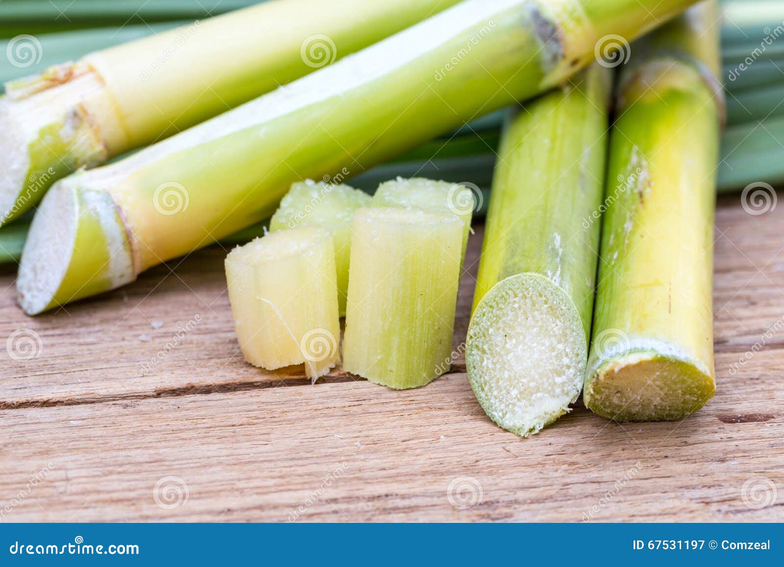 fresh sugarcane