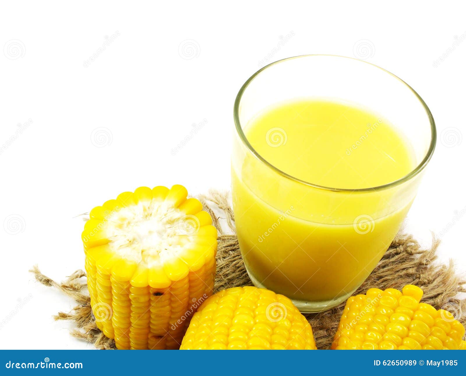 Fresh Sweet Corn Juice Corn Milk Stock Image - Image of milk, drink ...