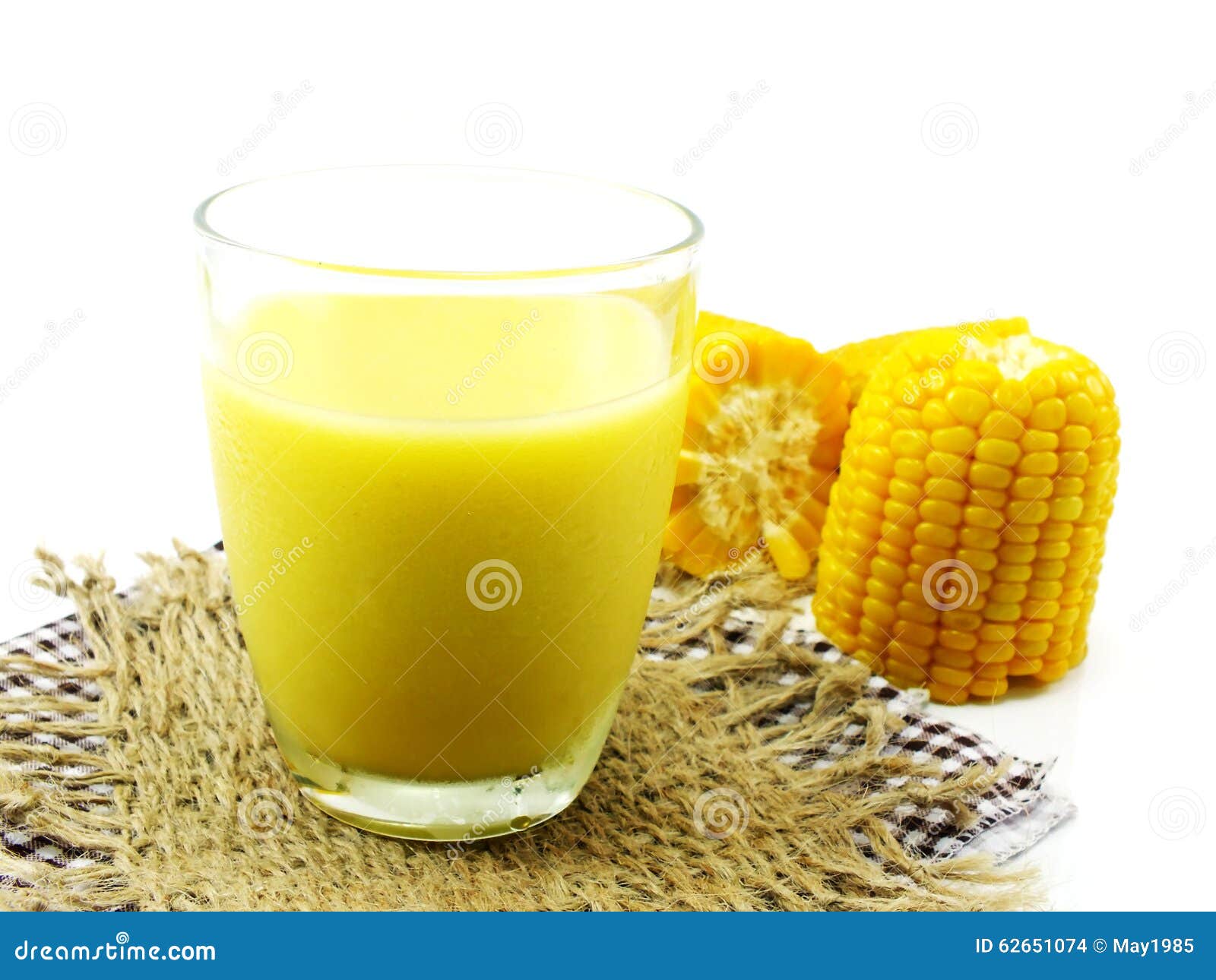 Fresh Sweet Corn Juice Corn Milk Stock Photo Image of ingredient
