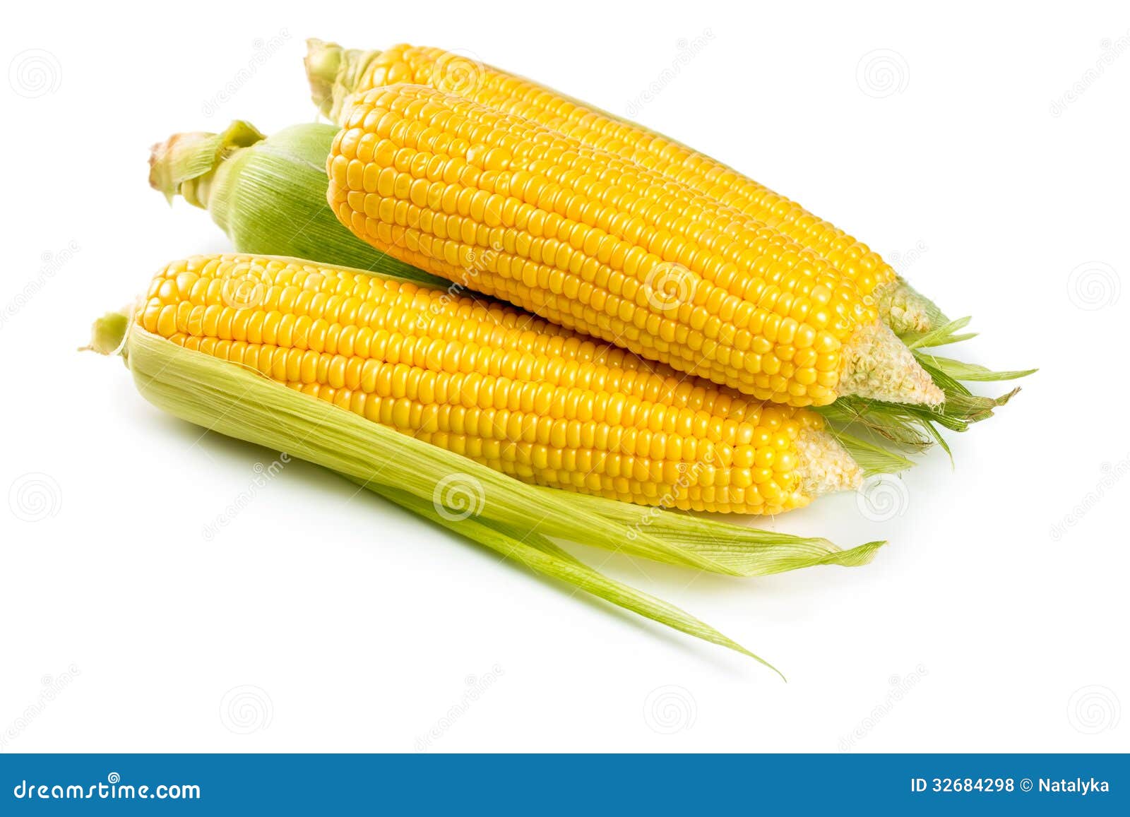 Fresh sweet corn stock photo. Image of ingredient, grain 32684298