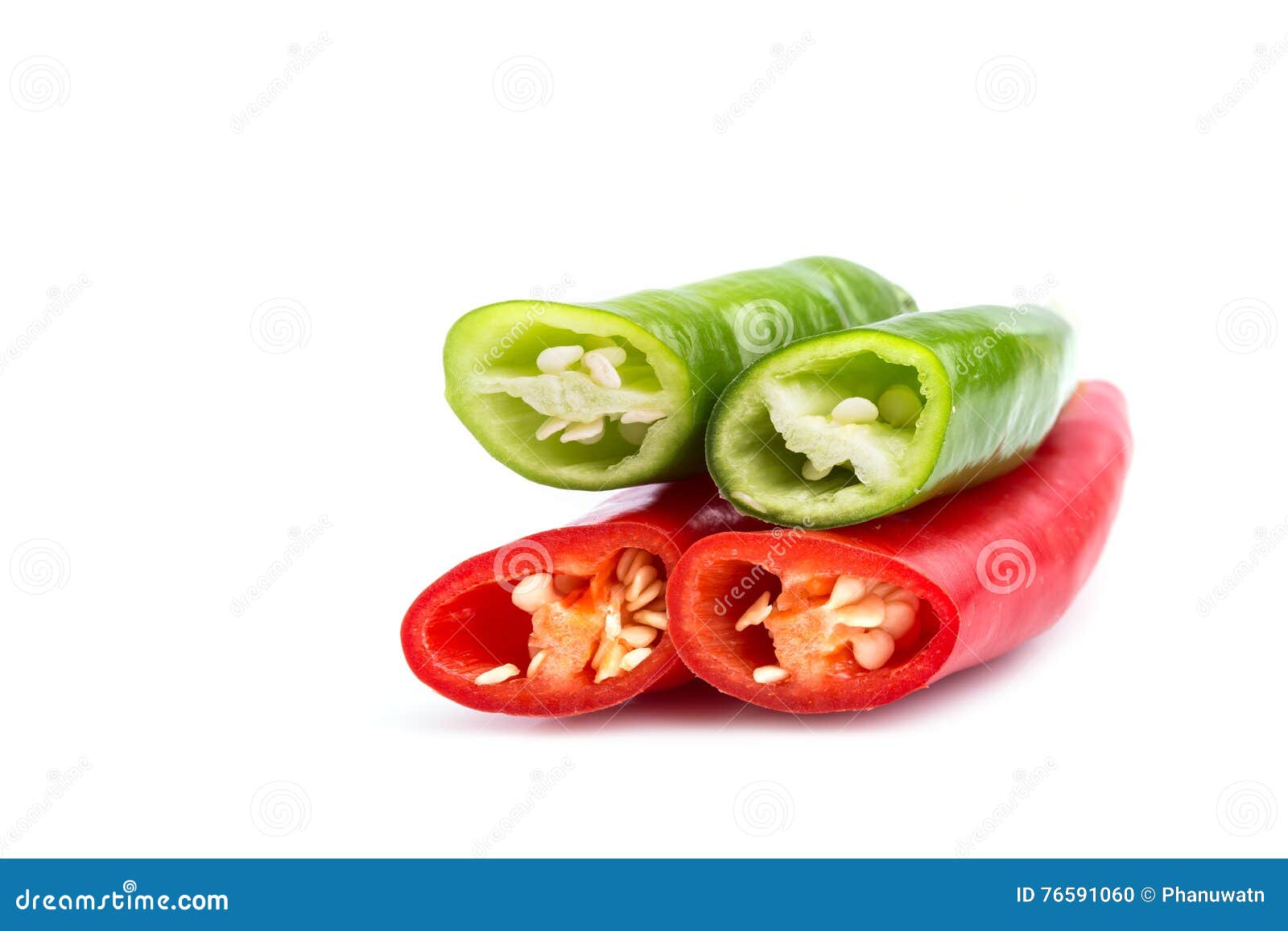 Fresh Thai Chili Isolated on White Background Stock Photo Image of spice, color 76591060