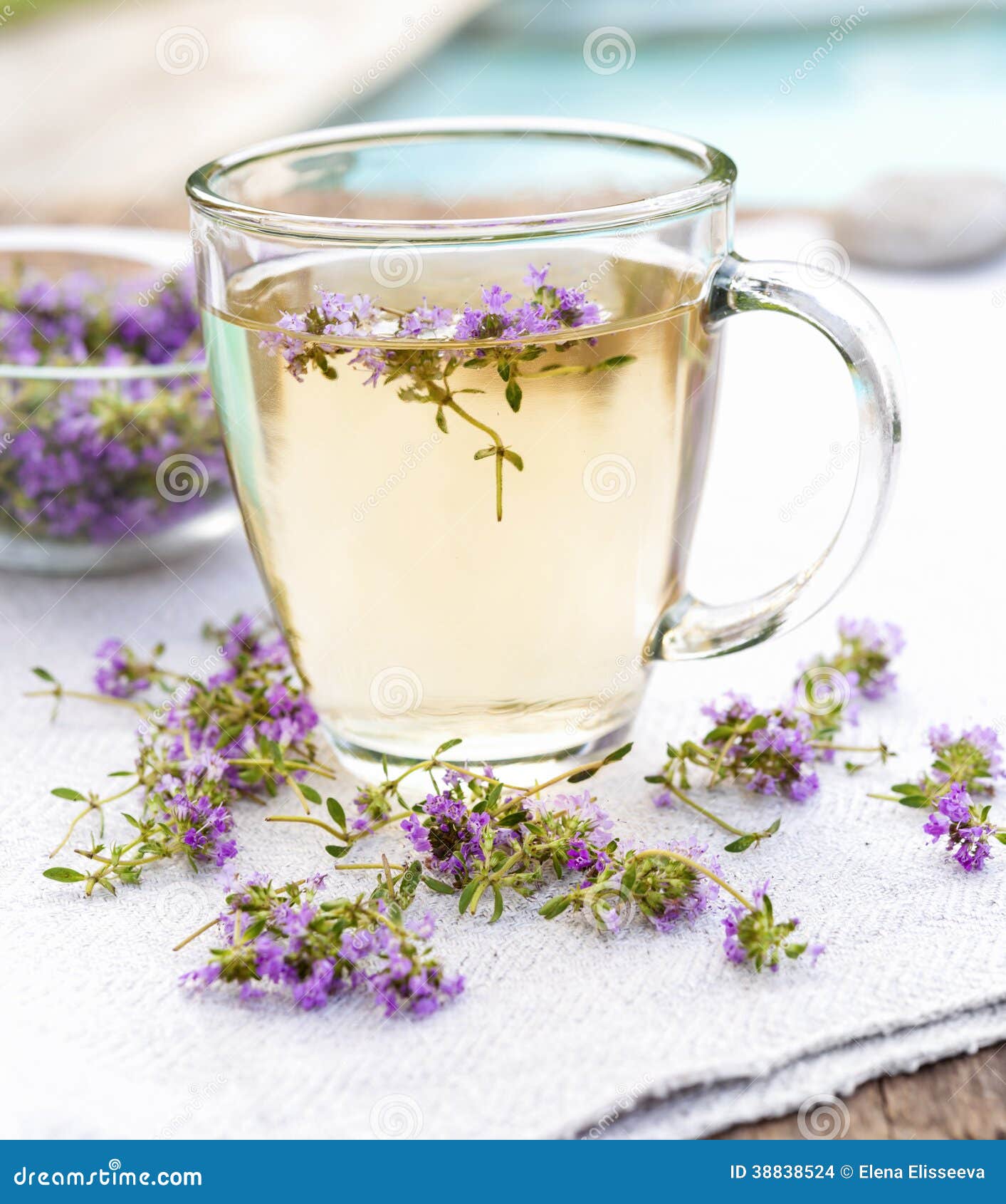 Fresh thyme tea stock photo. Image of medicinal, herbal 38838524
