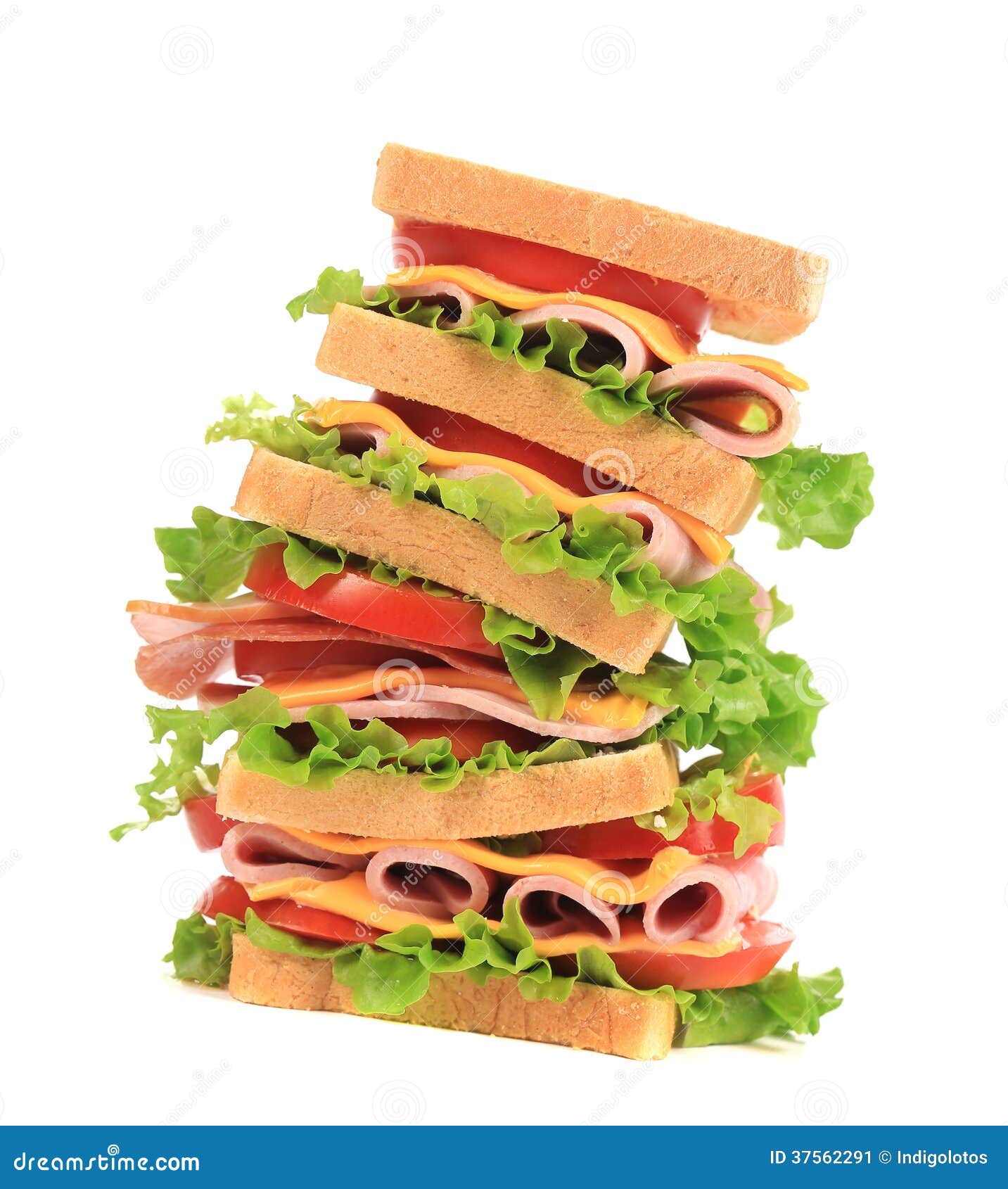Fresh toast sandwich. stock image. Image of rolled, chicken 37562291