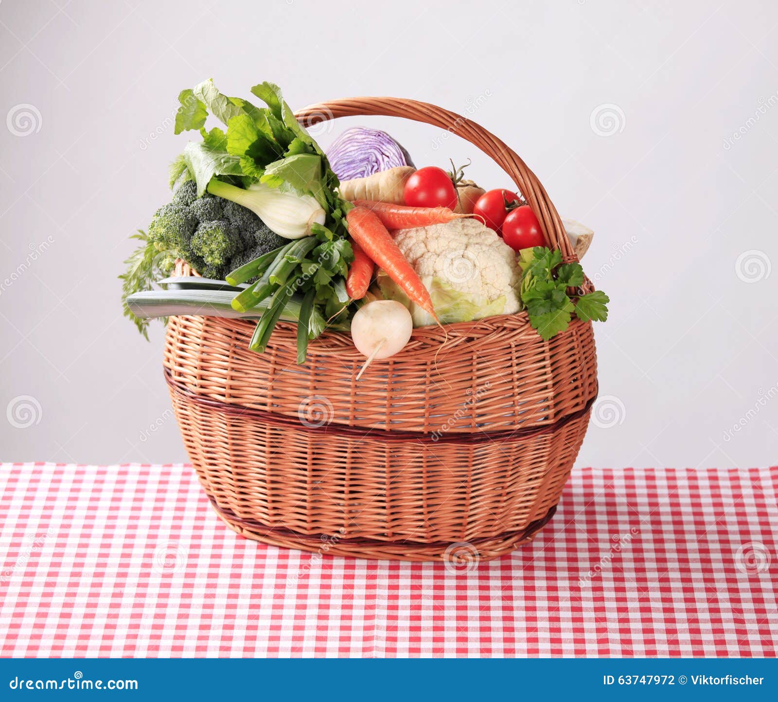 Fresh Vegetables in a Basket Stock Photo Image of foodstuff, tomato