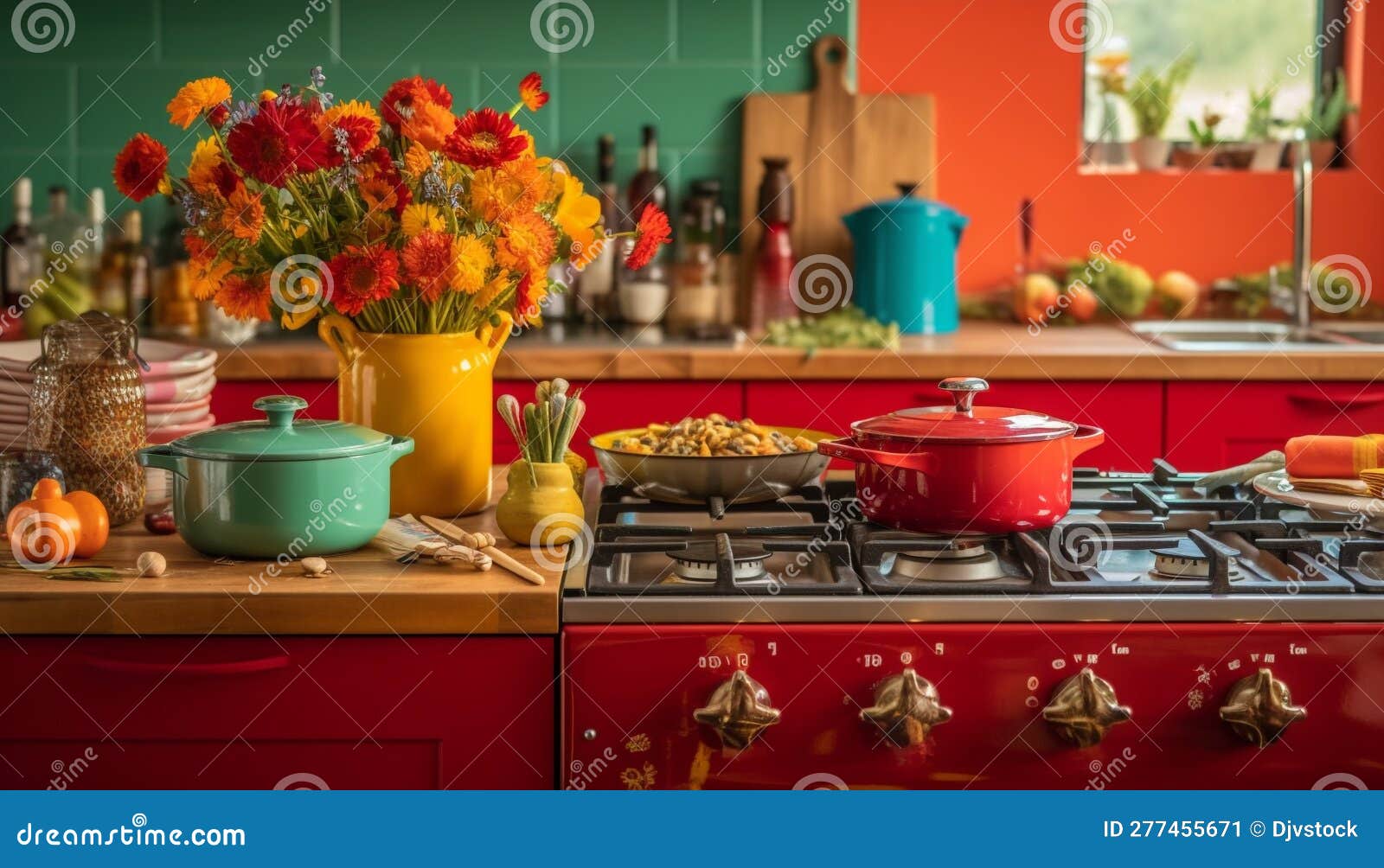 Fresh Vegetables Cooking on Modern Stainless Stove Top Generated by AI ...