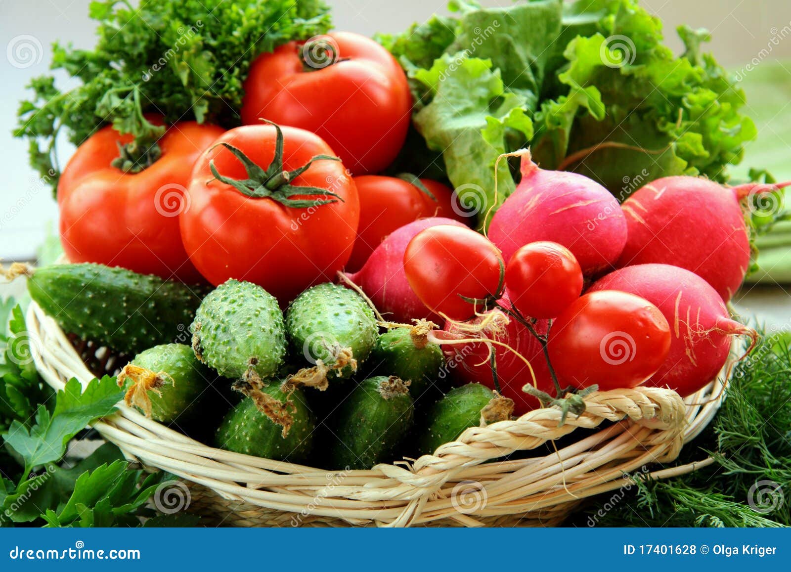 Fresh Vegetables and Herbs Mix Stock Photo Image of parsley, organic
