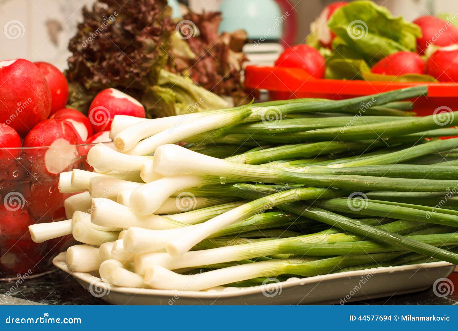 Fresh Vegetables in Kitchen Stock Photo Image of washed, kitchen