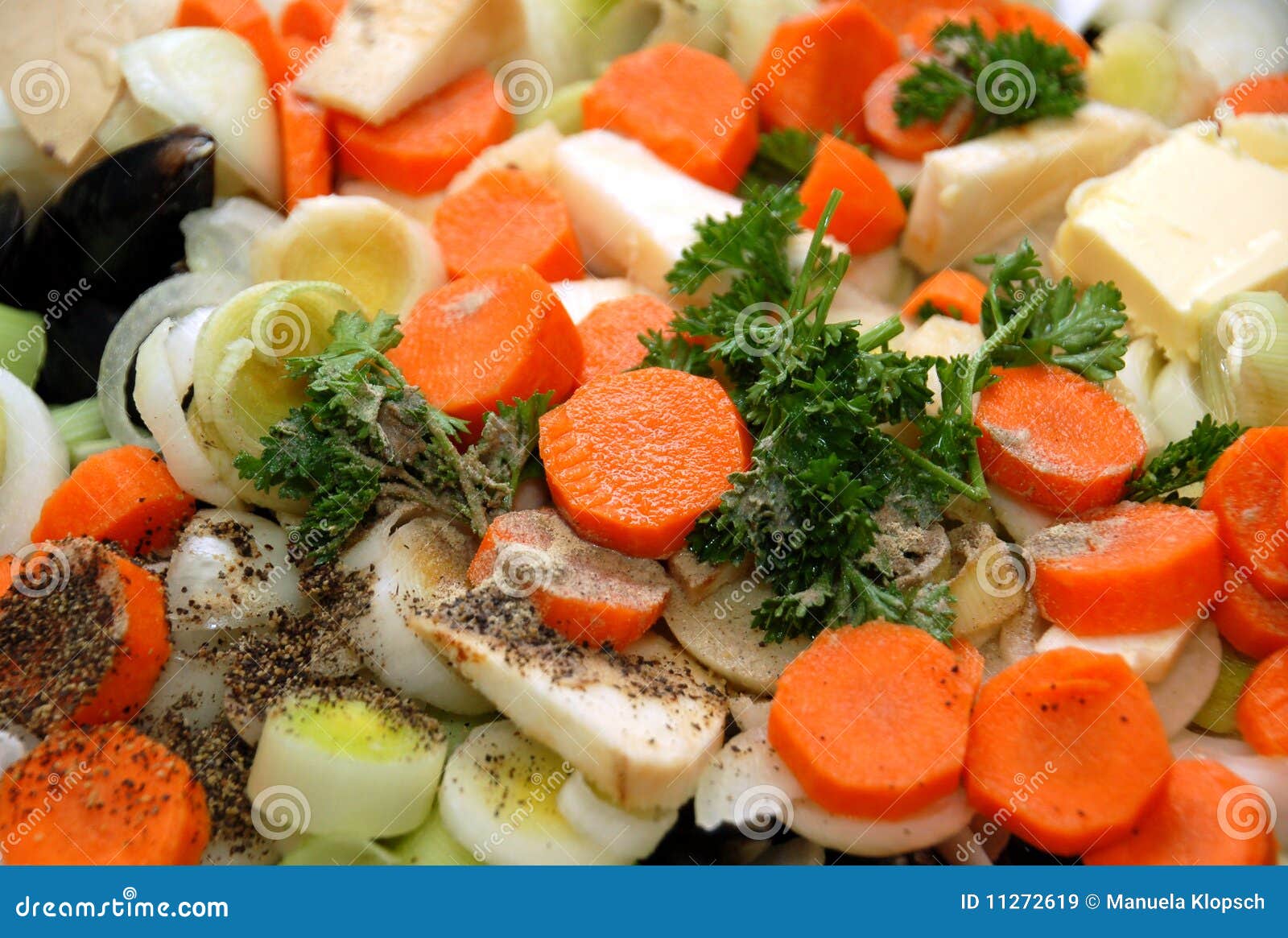 Fresh Vegetables with Mussels Stock Image Image of edible, cuisine