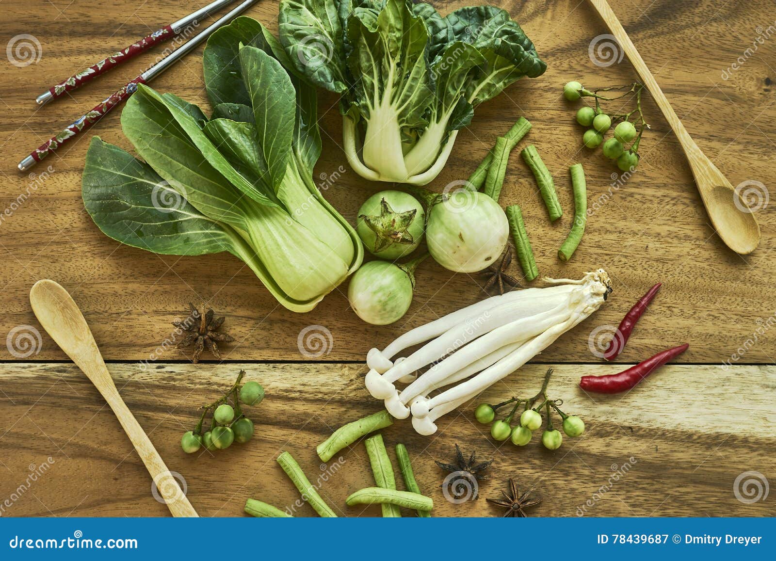 Fresh vegetables vegan stock image. Image of green, enoki - 78439687