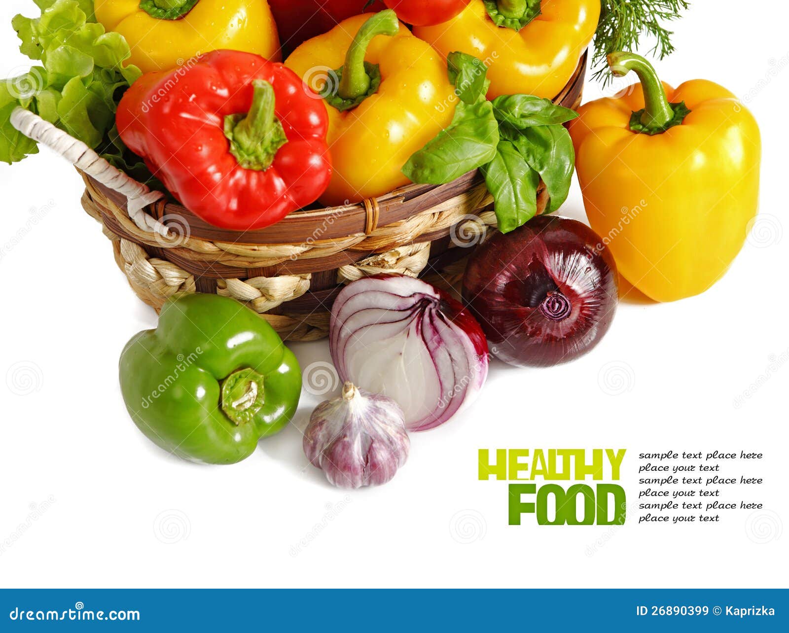 Fresh Vegetables on the White Background Stock Image Image of food