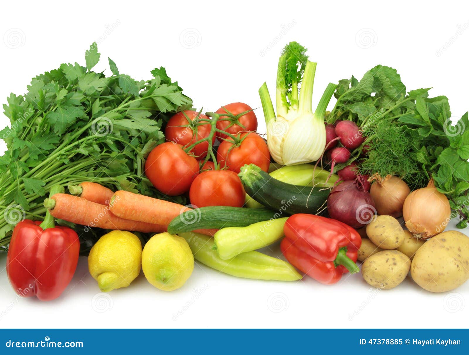 Fresh Vegetables on White Background Stock Image Image of biological