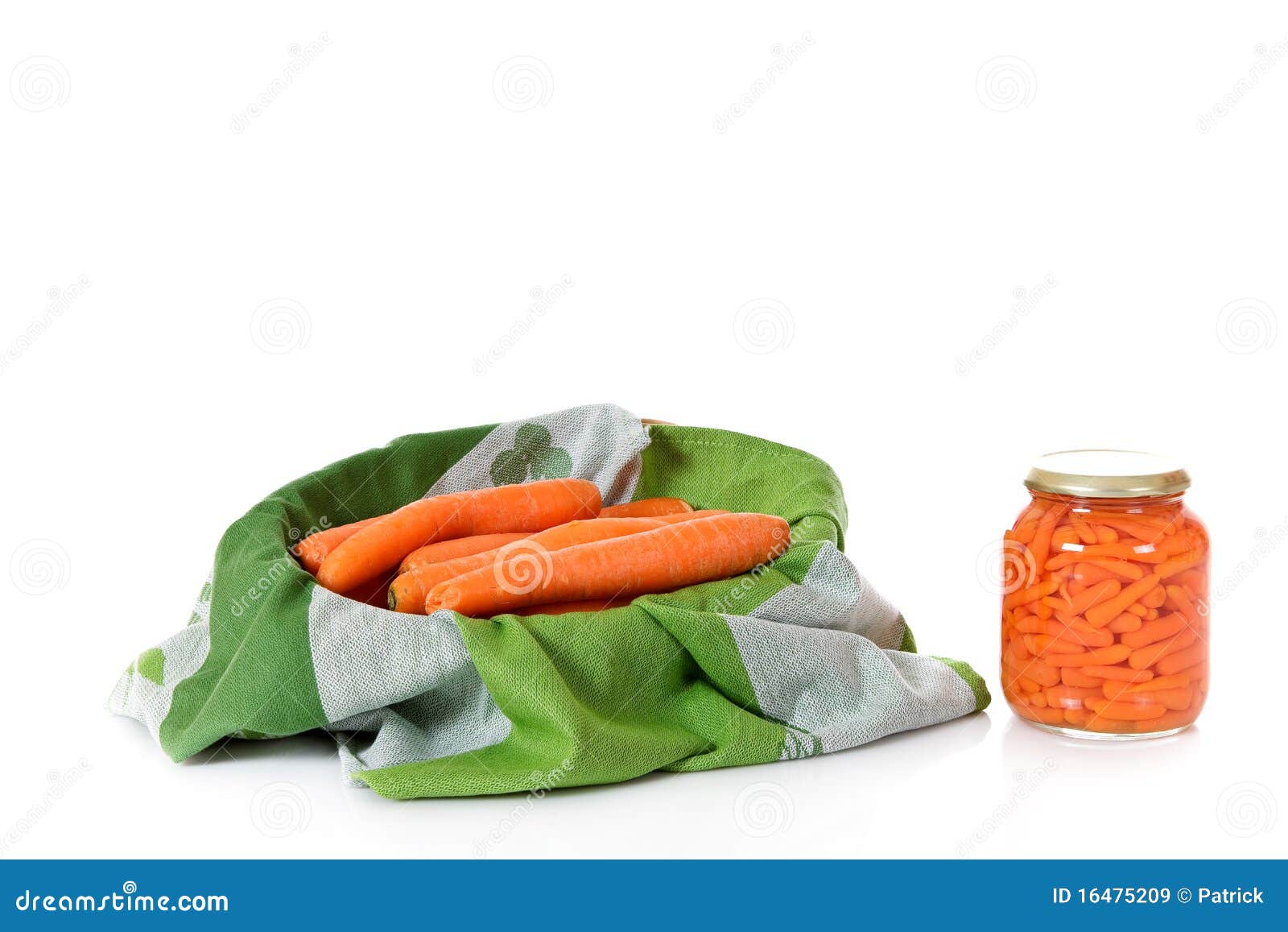 Fresh Versus Canned Carrots Stock Image Image of vegetable, preserve 16475209