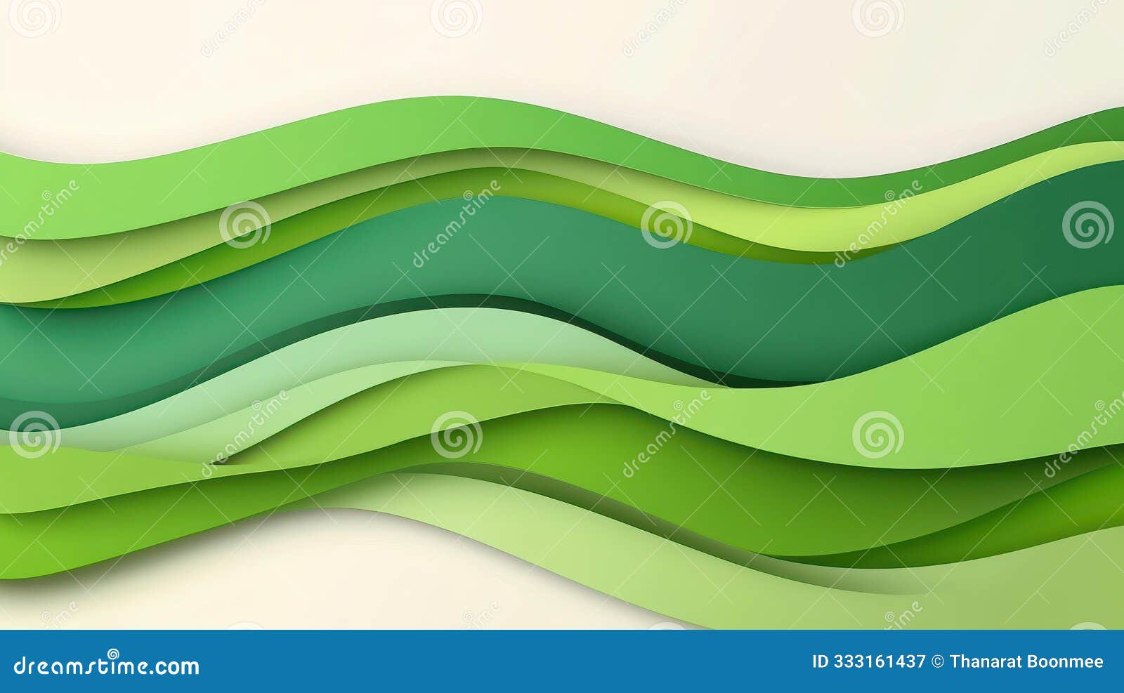 fresh and vibrant green abstract banner, perfect for modern  projects with a playful touch